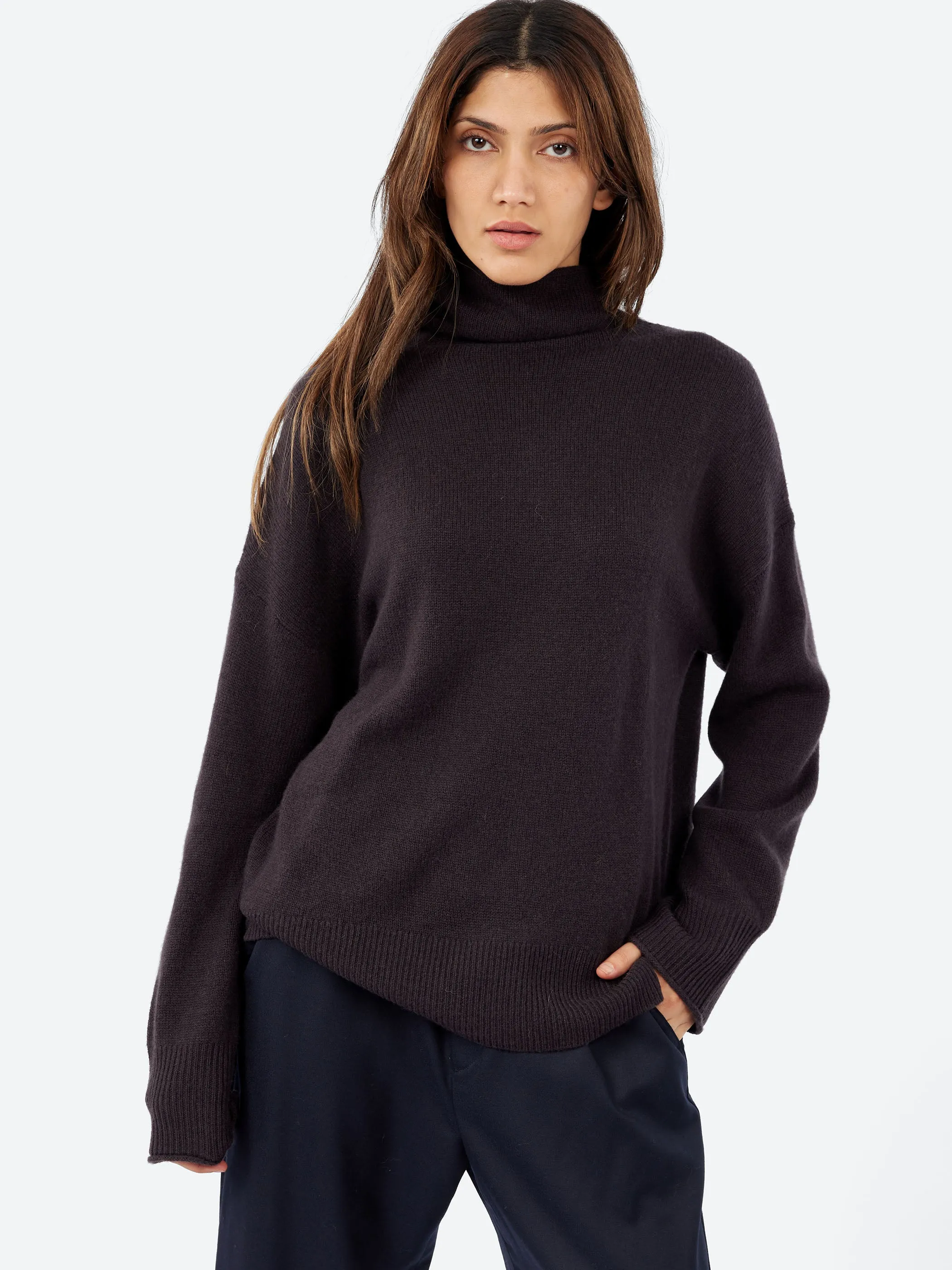 Roll Neck Wool Cashmere Sweater sold by gravitypope product image thumbnail 4