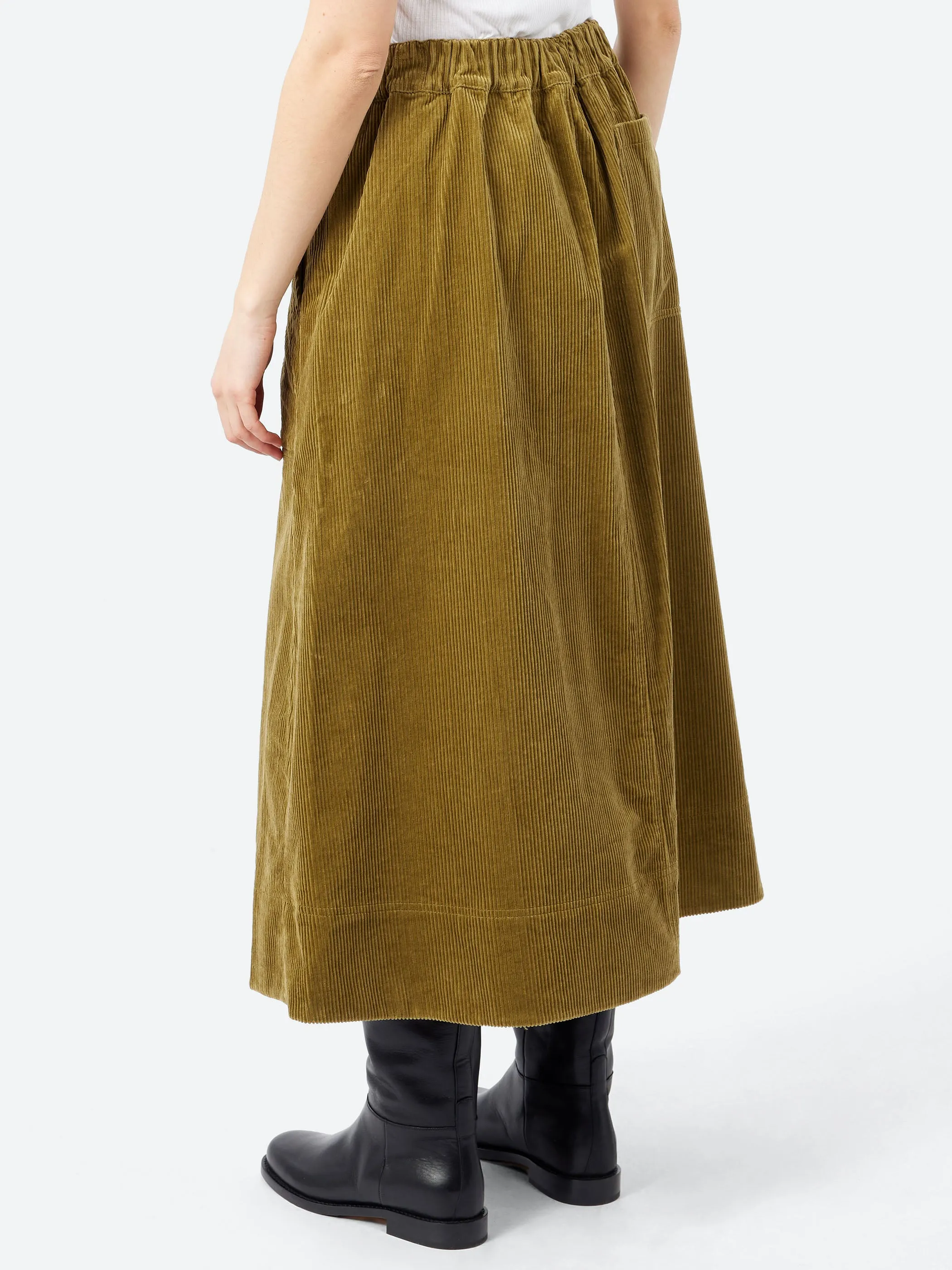 Organic Cord A Line Skirt sold by gravitypope product image thumbnail 3