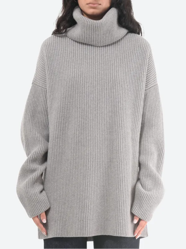 Oversized Ribbed Turtleneck sold by gravitypope
