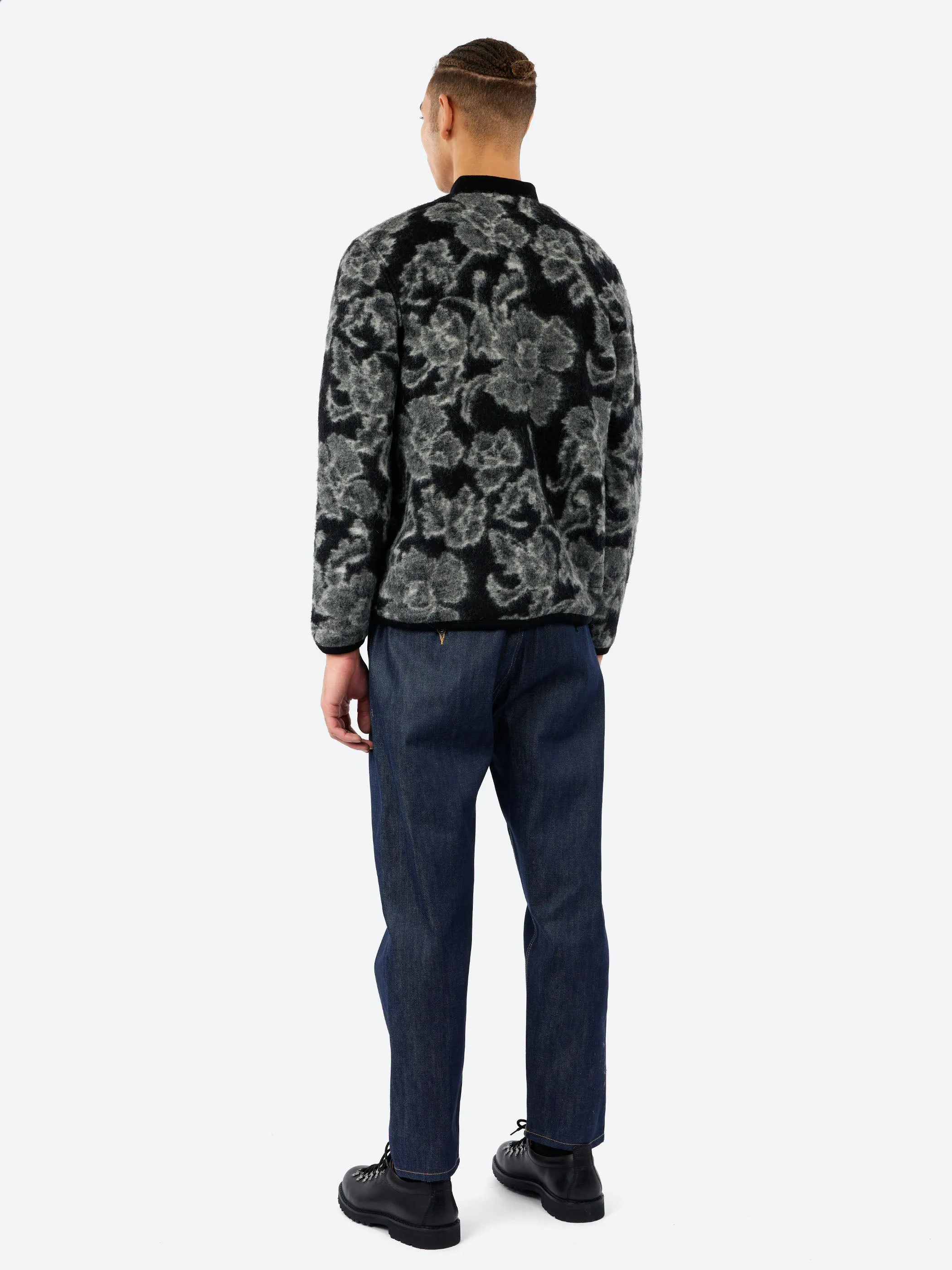 Flower Fleece Cardigan sold by gravitypope product image thumbnail 3