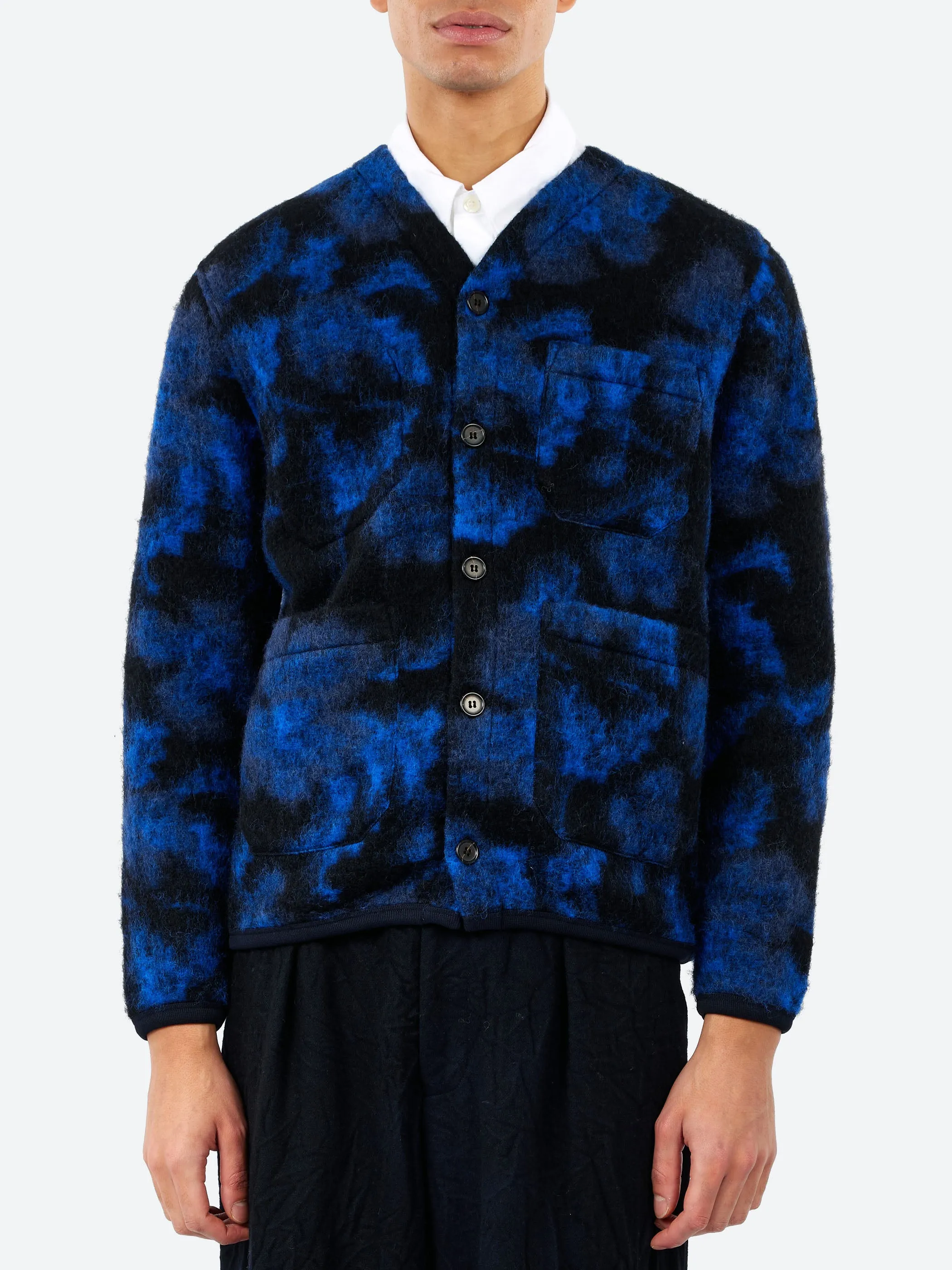 Flower Fleece Cardigan sold by gravitypope