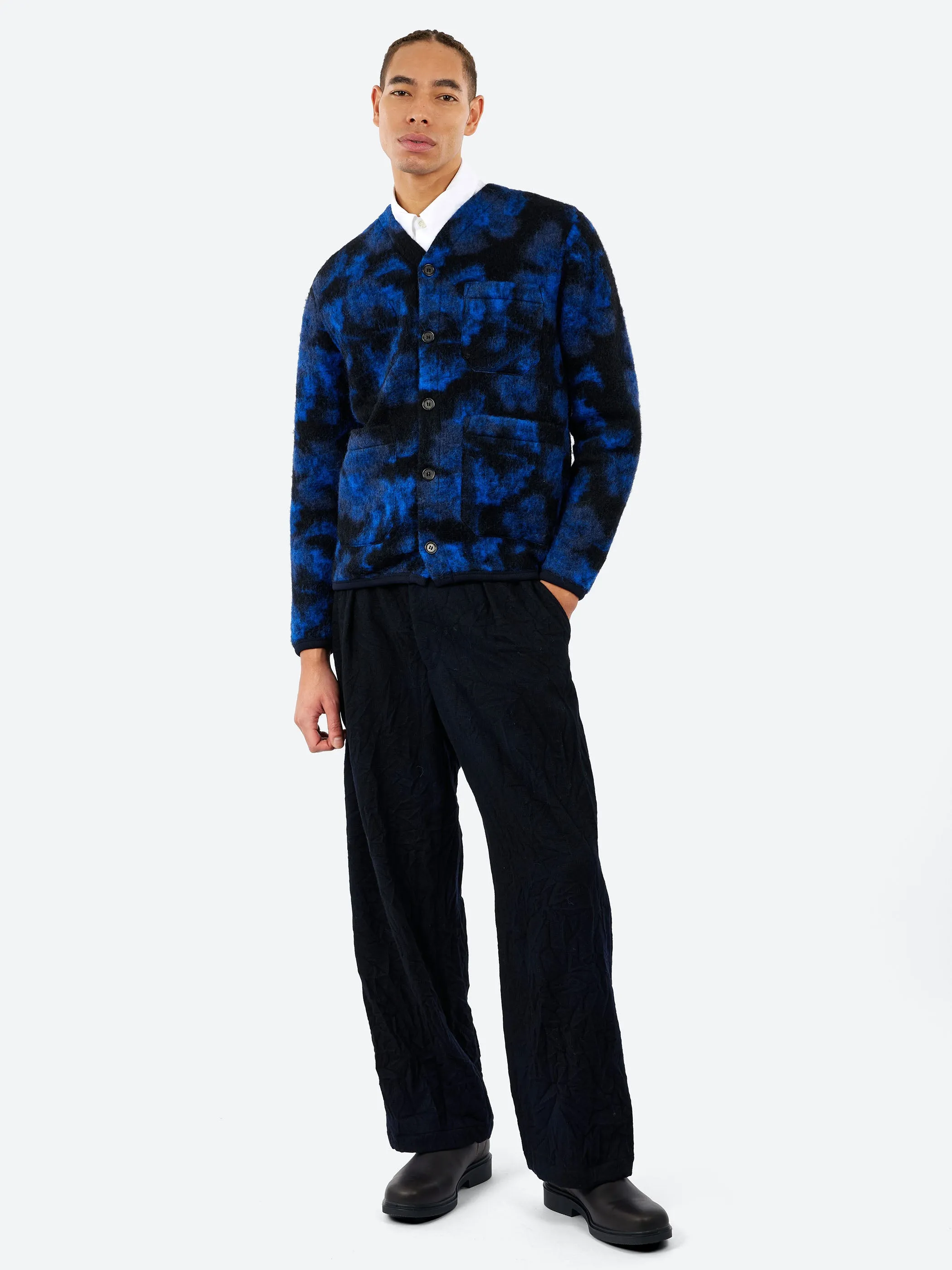 Flower Fleece Cardigan sold by gravitypope product image thumbnail 3