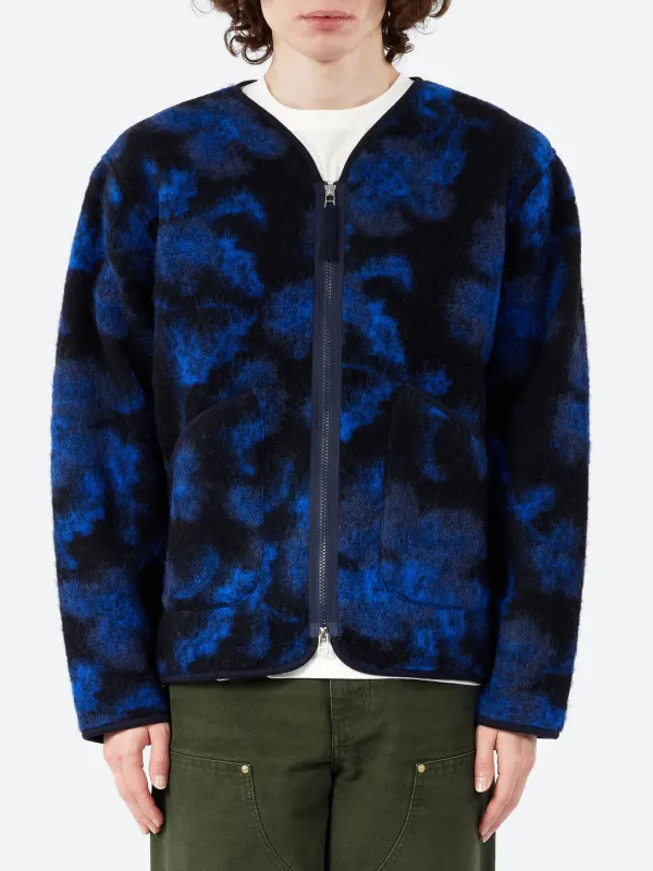 Flower Fleece Zip Liner Jacket sold by gravitypope