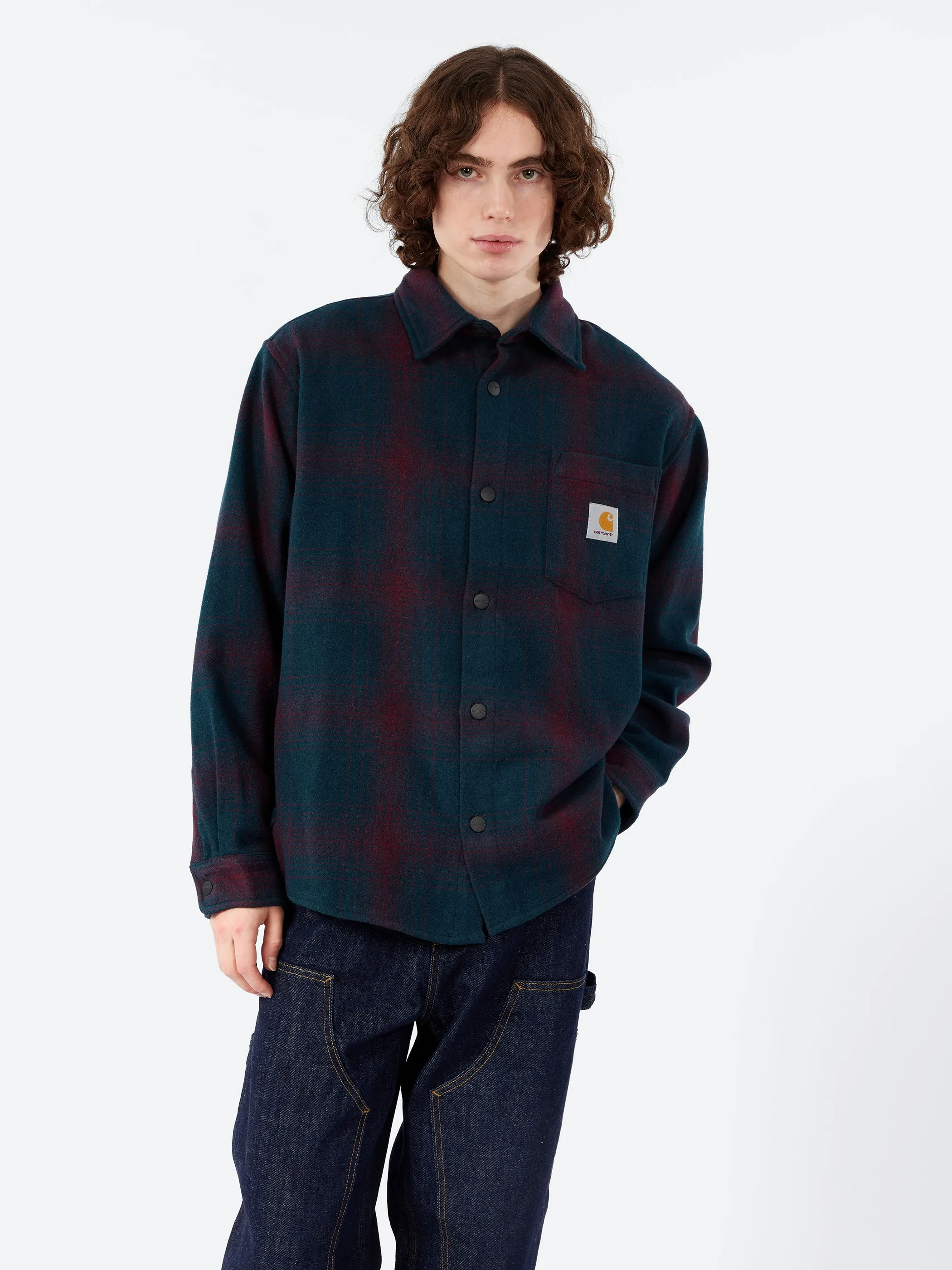 Brennan Check Shirt Jacket sold by gravitypope product image thumbnail 2