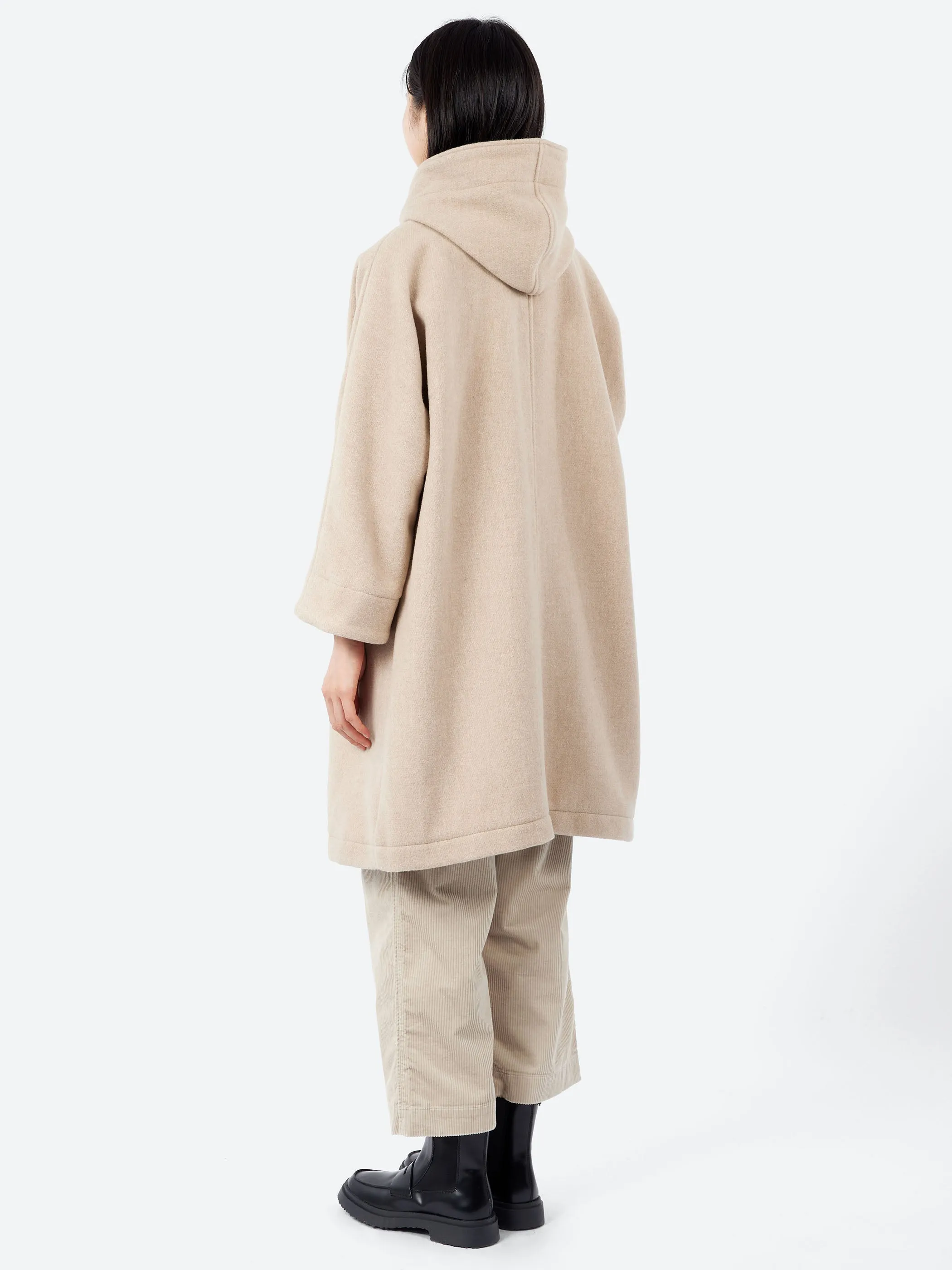 Wool Light Pile Hooded Coat sold by gravitypope product image thumbnail 3