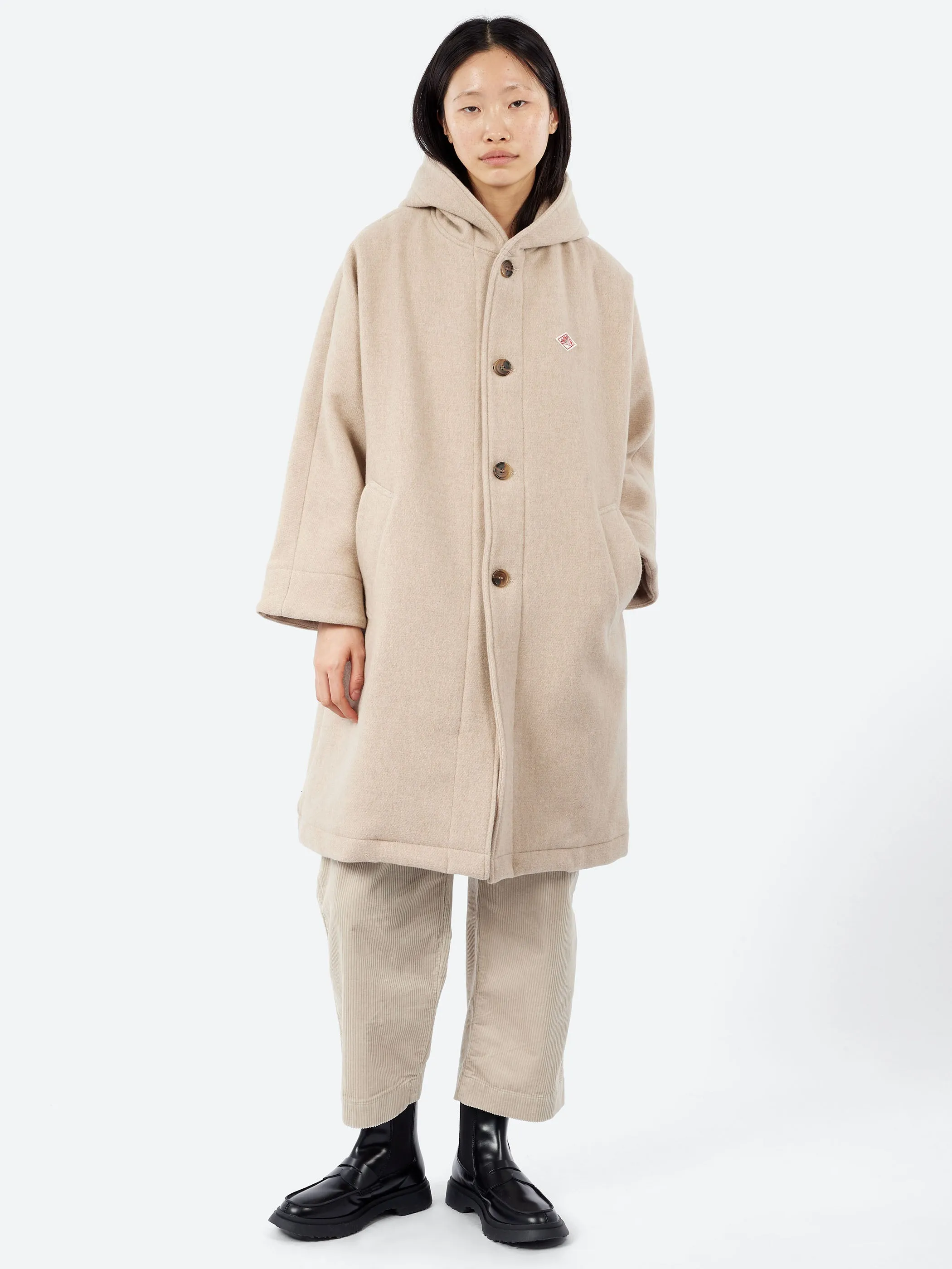 Wool Light Pile Hooded Coat sold by gravitypope product image thumbnail 2
