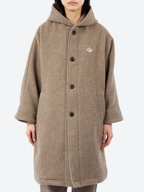 Wool Light Pile Hooded Coat sold by gravitypope