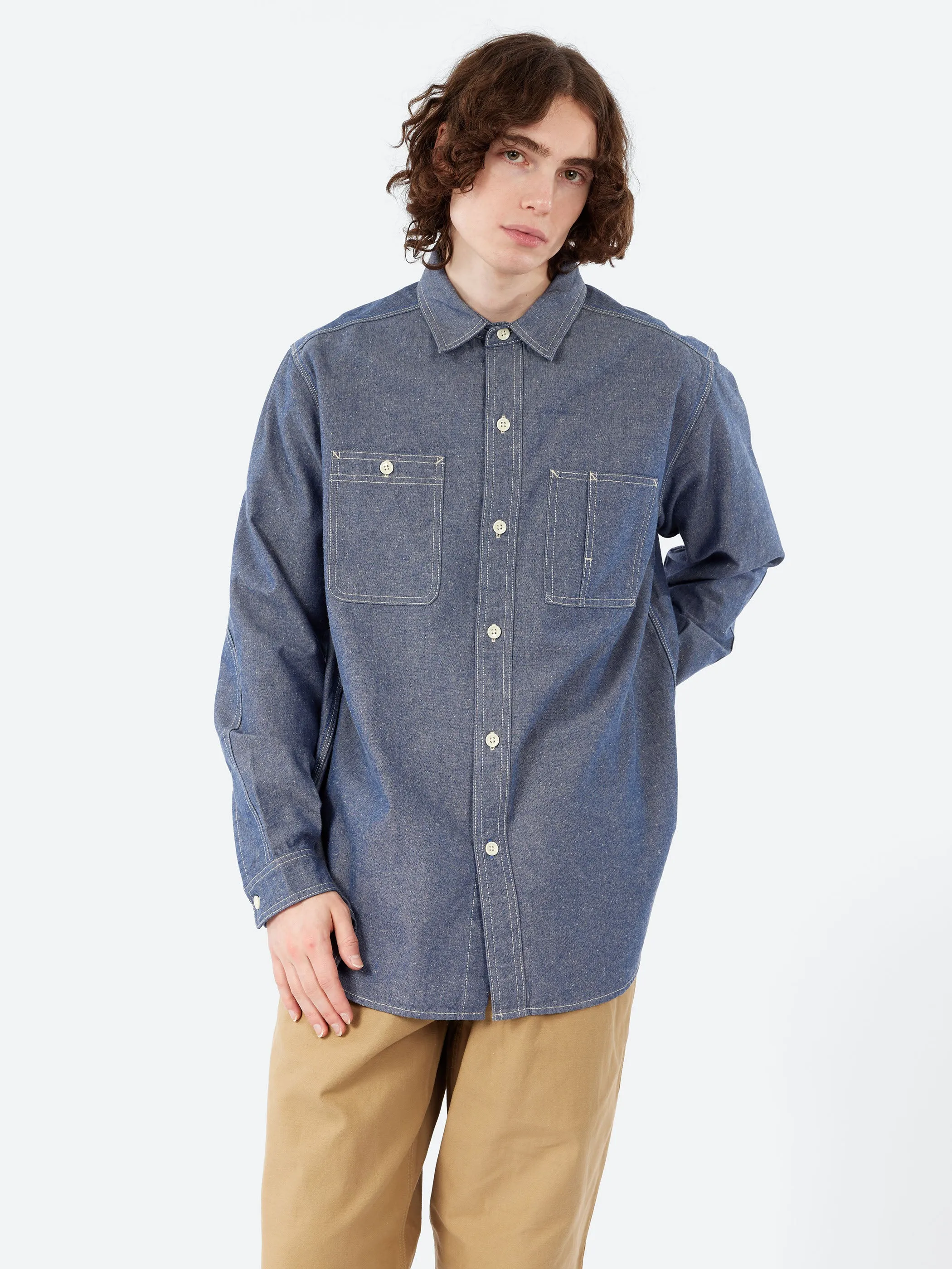 Lybro Chambray Shirt sold by gravitypope product image thumbnail 4