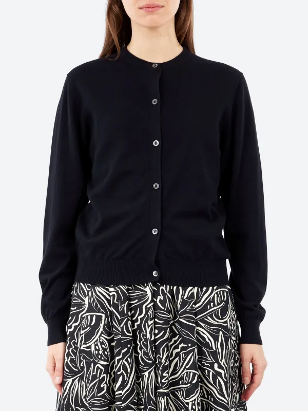 Crew Neck Cardigan made by Aspesi