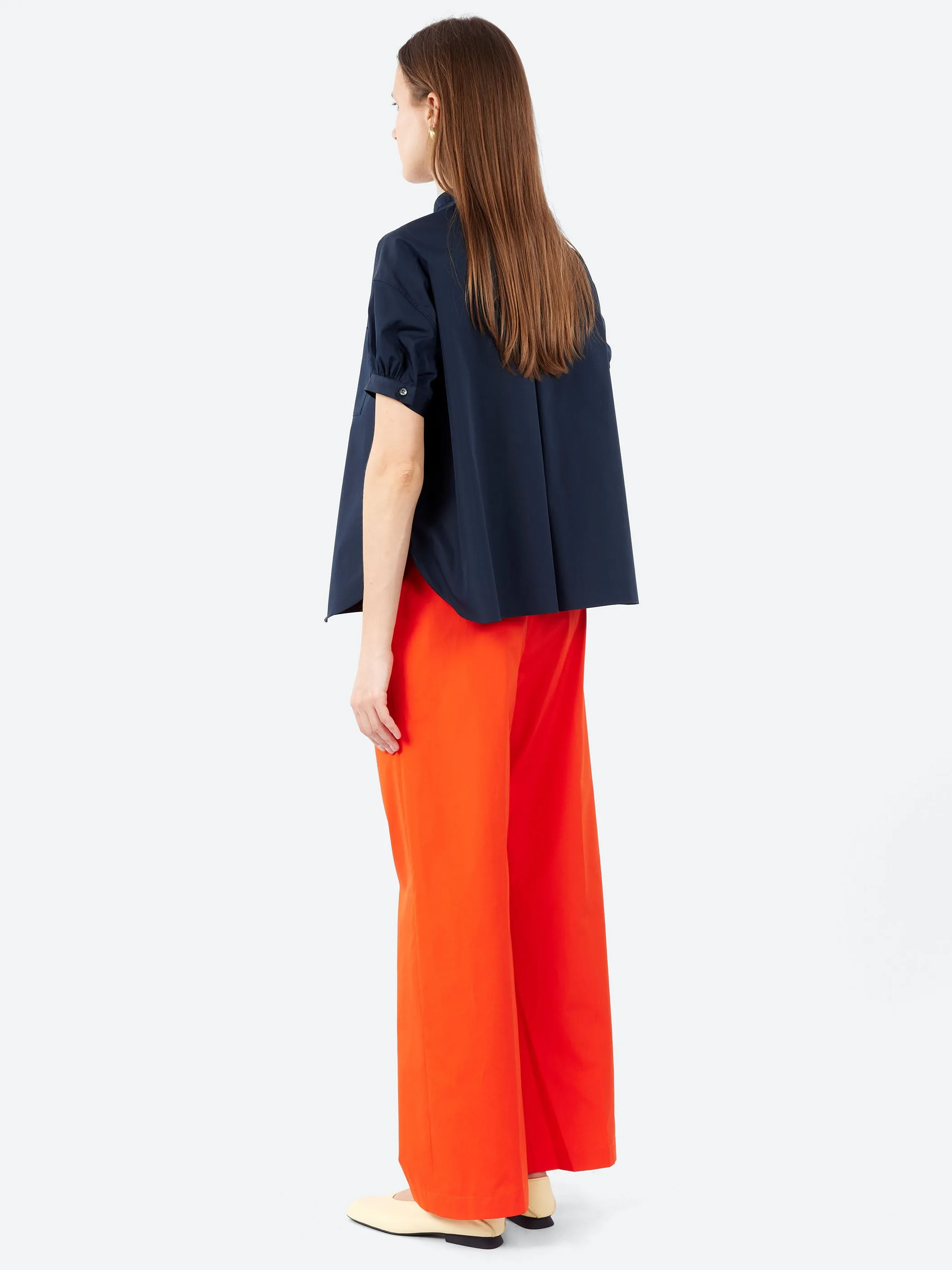 Pure Cotton Poplin Shirt with Mandarin Collar sold by gravitypope product image thumbnail 3