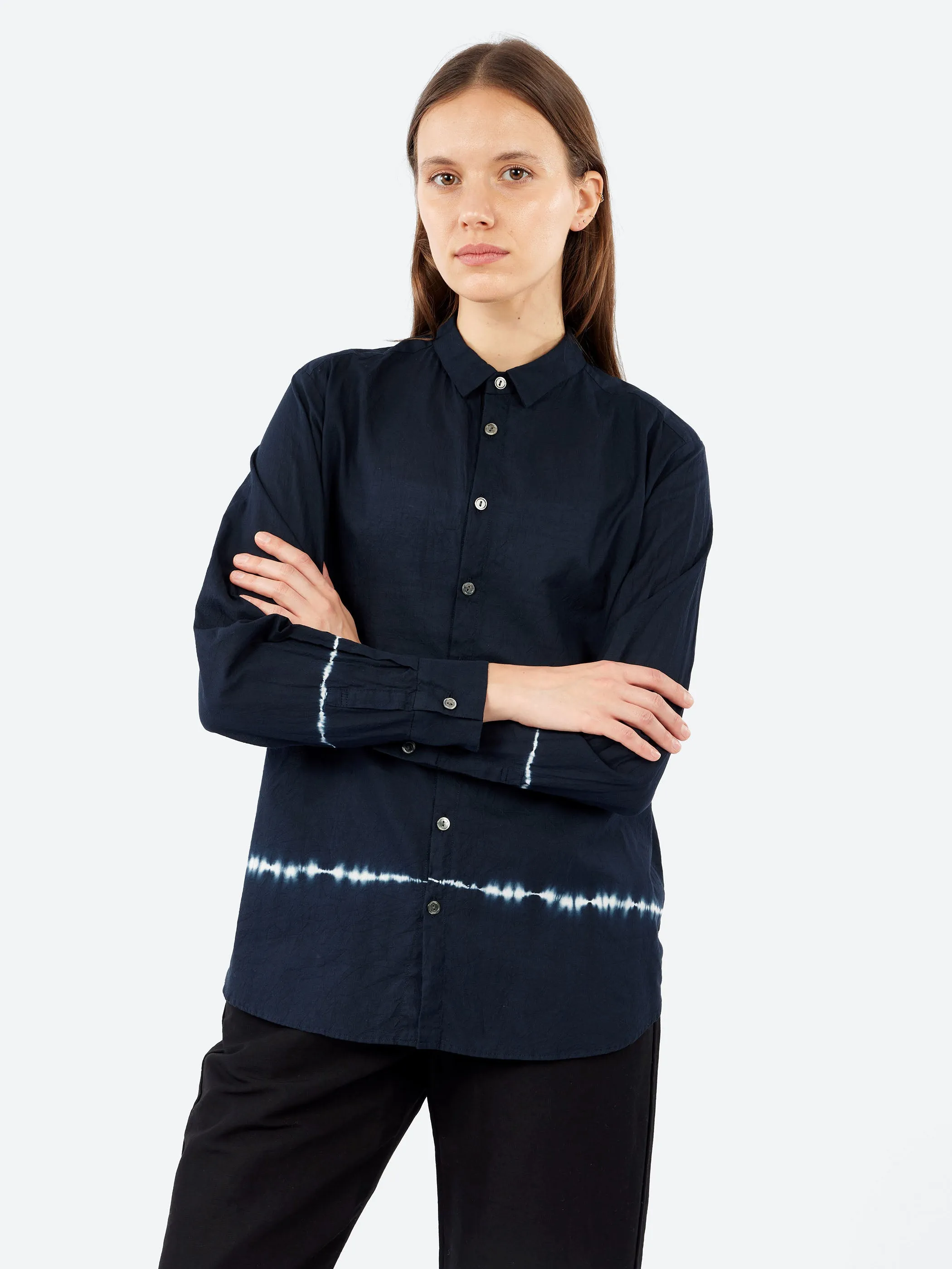Voile Crinkle Yarn Dye Blouse sold by gravitypope product image thumbnail 4