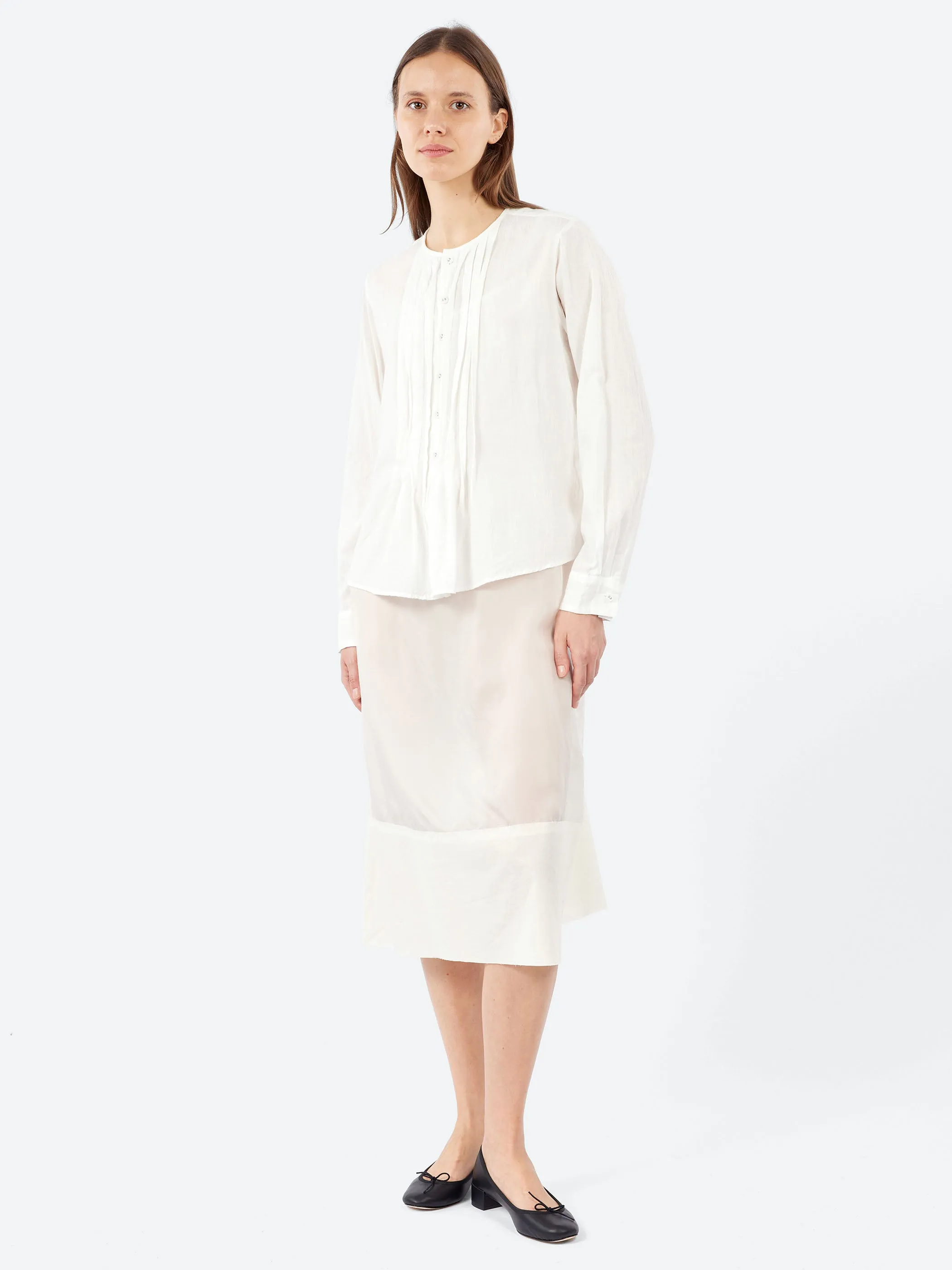 Chambray Long Sleeve Blouse sold by gravitypope product image thumbnail 2