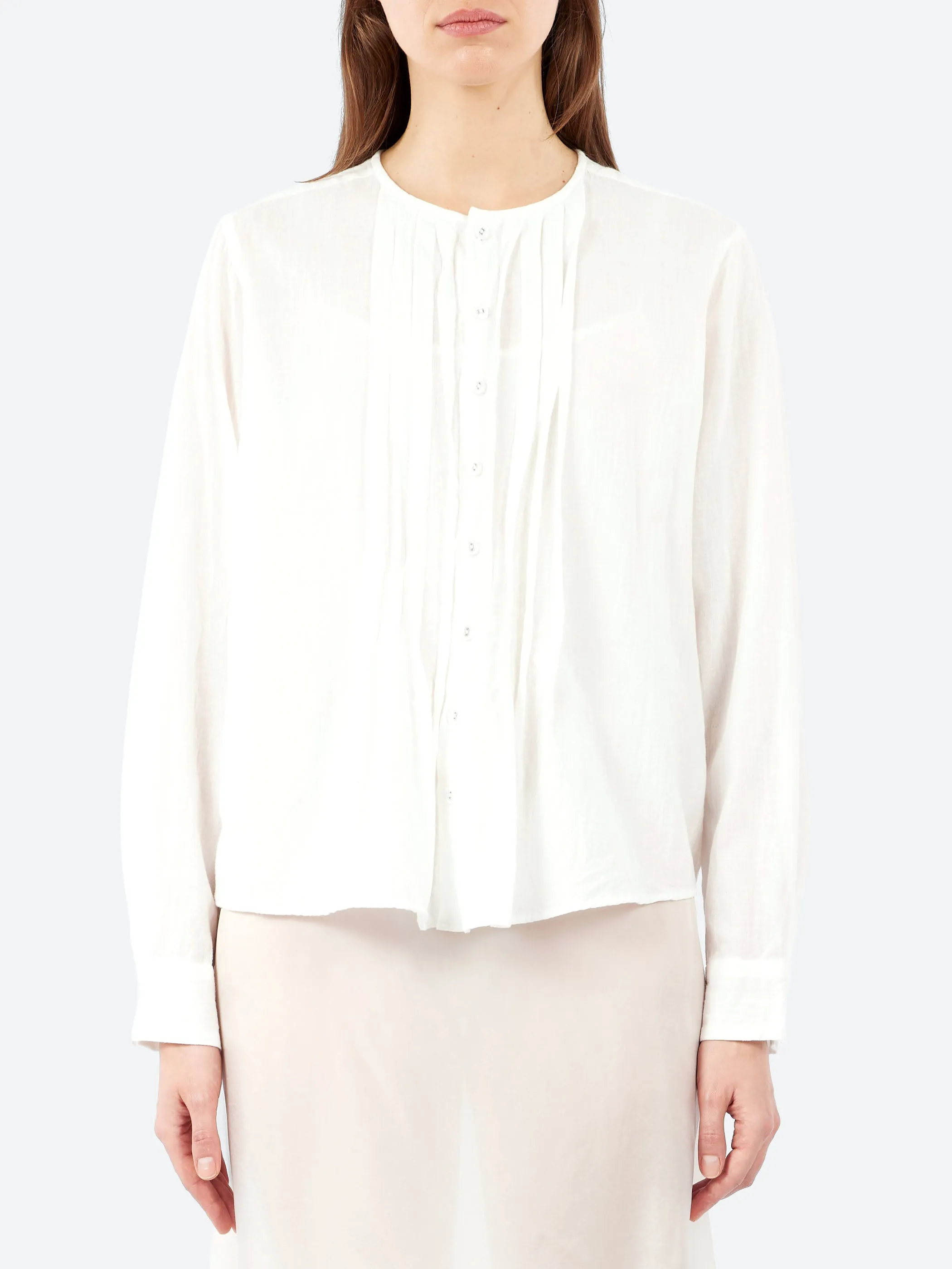 Chambray Long Sleeve Blouse sold by gravitypope