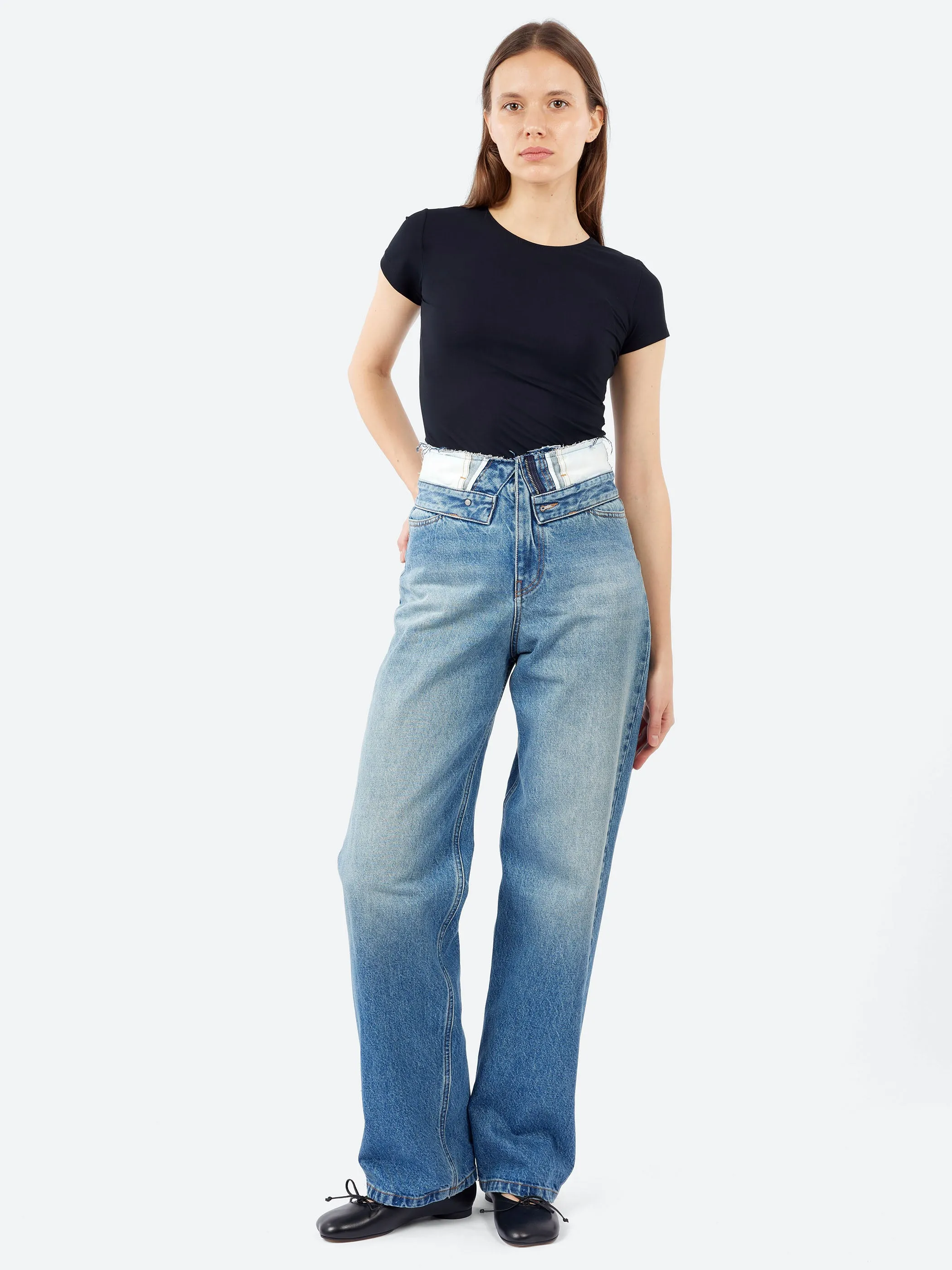 Folded Waist Jean sold by gravitypope product image thumbnail 2
