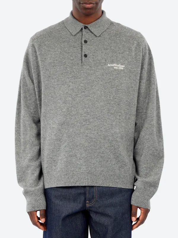 Wool Knit Polo made by Acne Studios