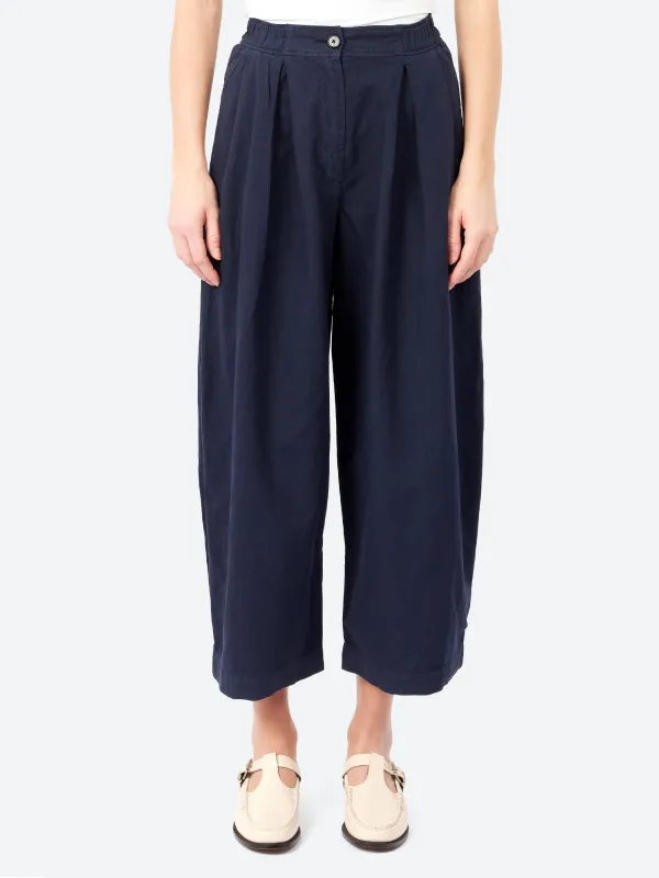 Carys Cotton Linen Canvas Wide Leg Trousers made by TOAST