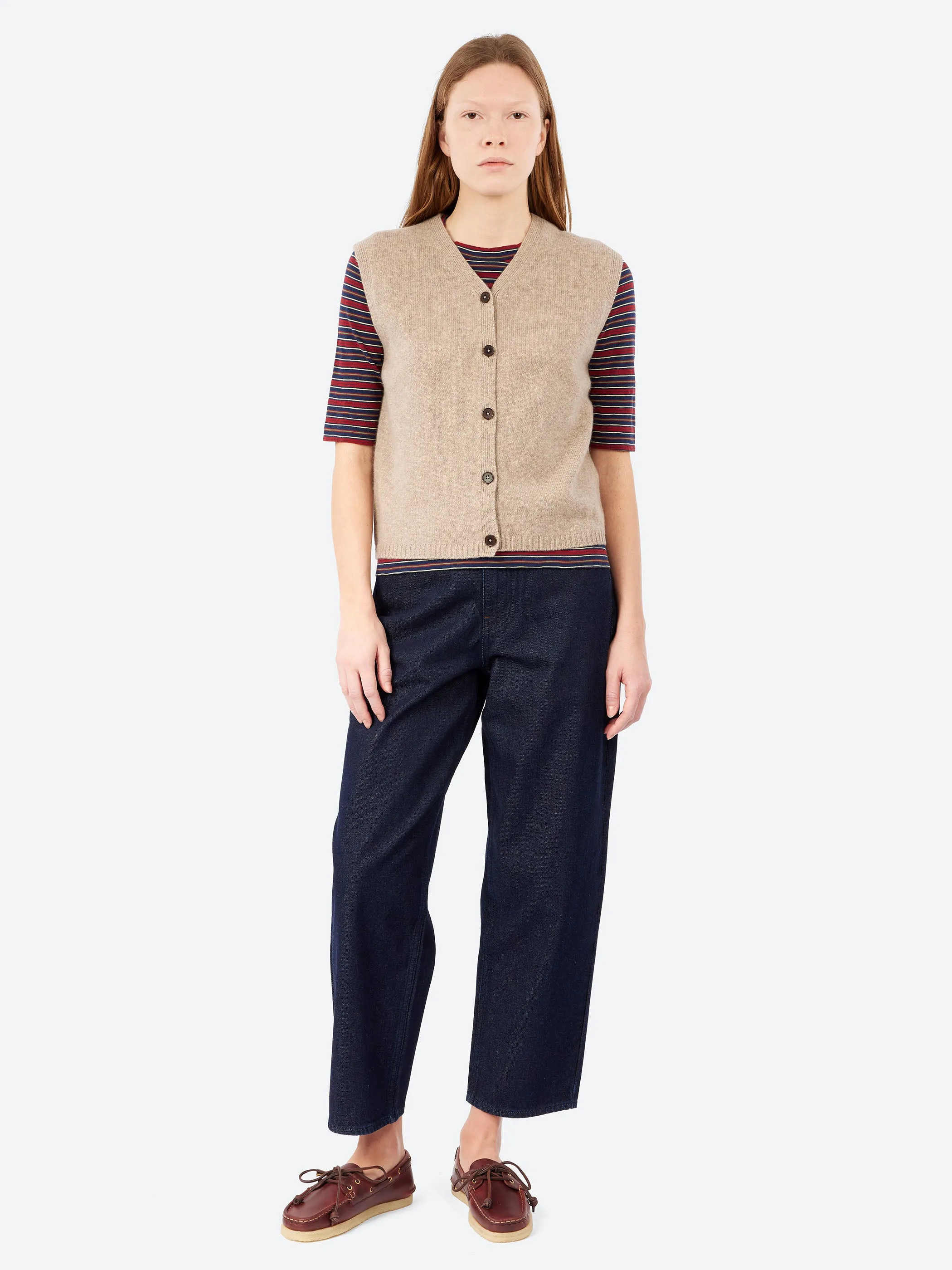 Wool Cashmere V-Neck Tank sold by gravitypope product image thumbnail 2