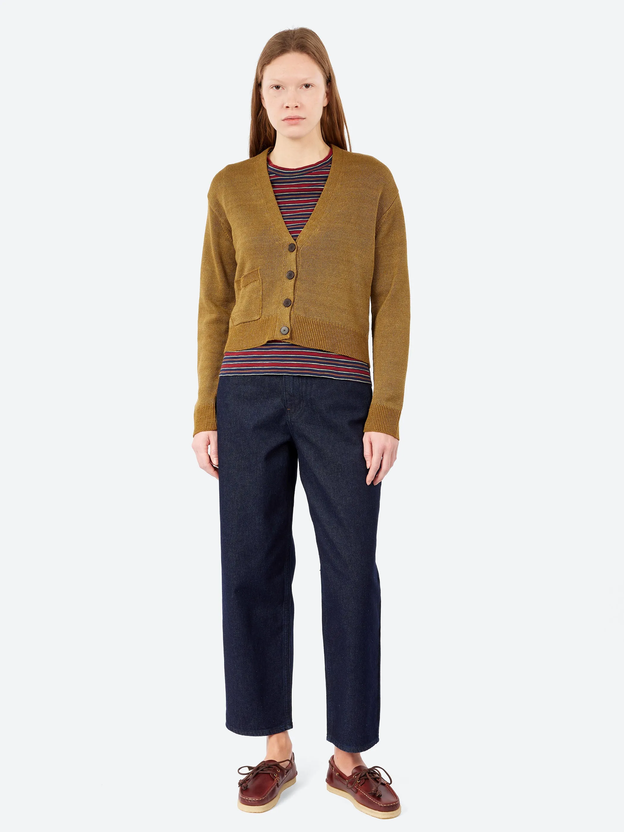 Wool Linen Patch Pocket Cardigan sold by gravitypope product image thumbnail 2