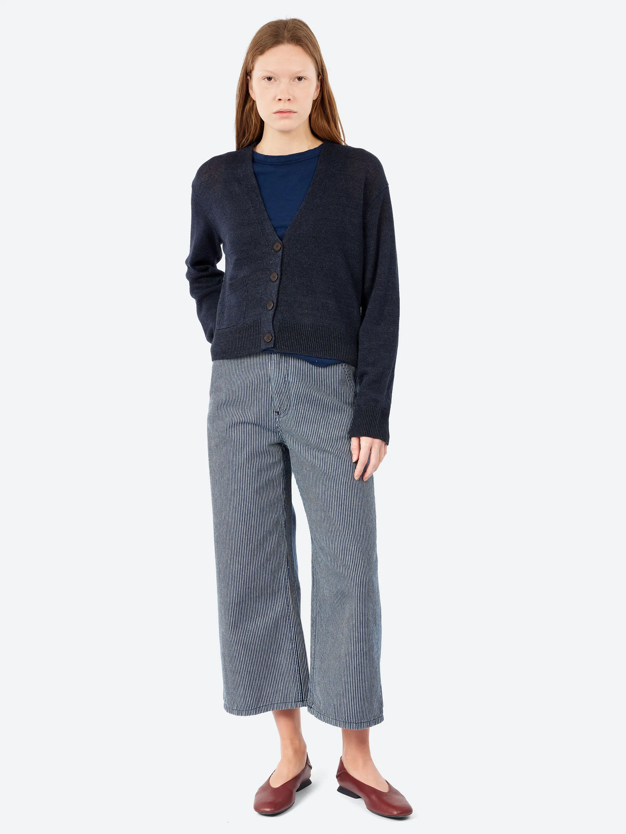 Wool Linen Patch Pocket Cardigan sold by gravitypope product image thumbnail 2