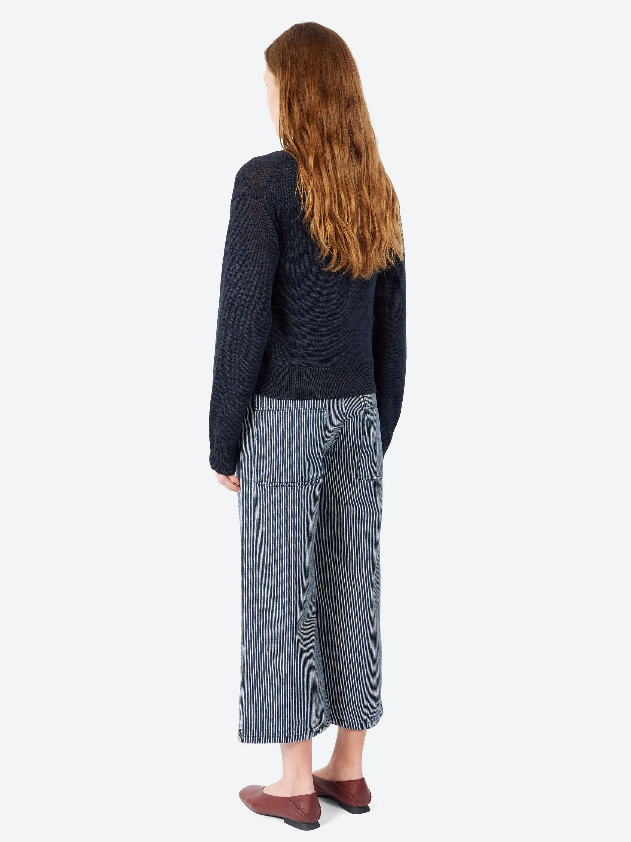 Wool Linen Patch Pocket Cardigan sold by gravitypope product image thumbnail 3