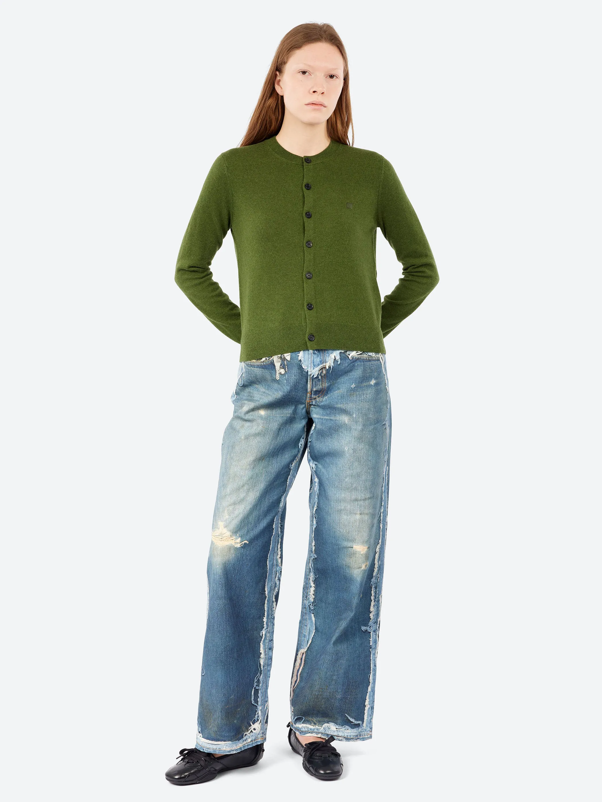 Yak Wool Fitted Cardigan sold by gravitypope product image thumbnail 2