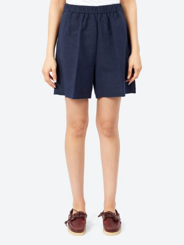 Linen and Cotton Panama Weave Shorts sold by gravitypope