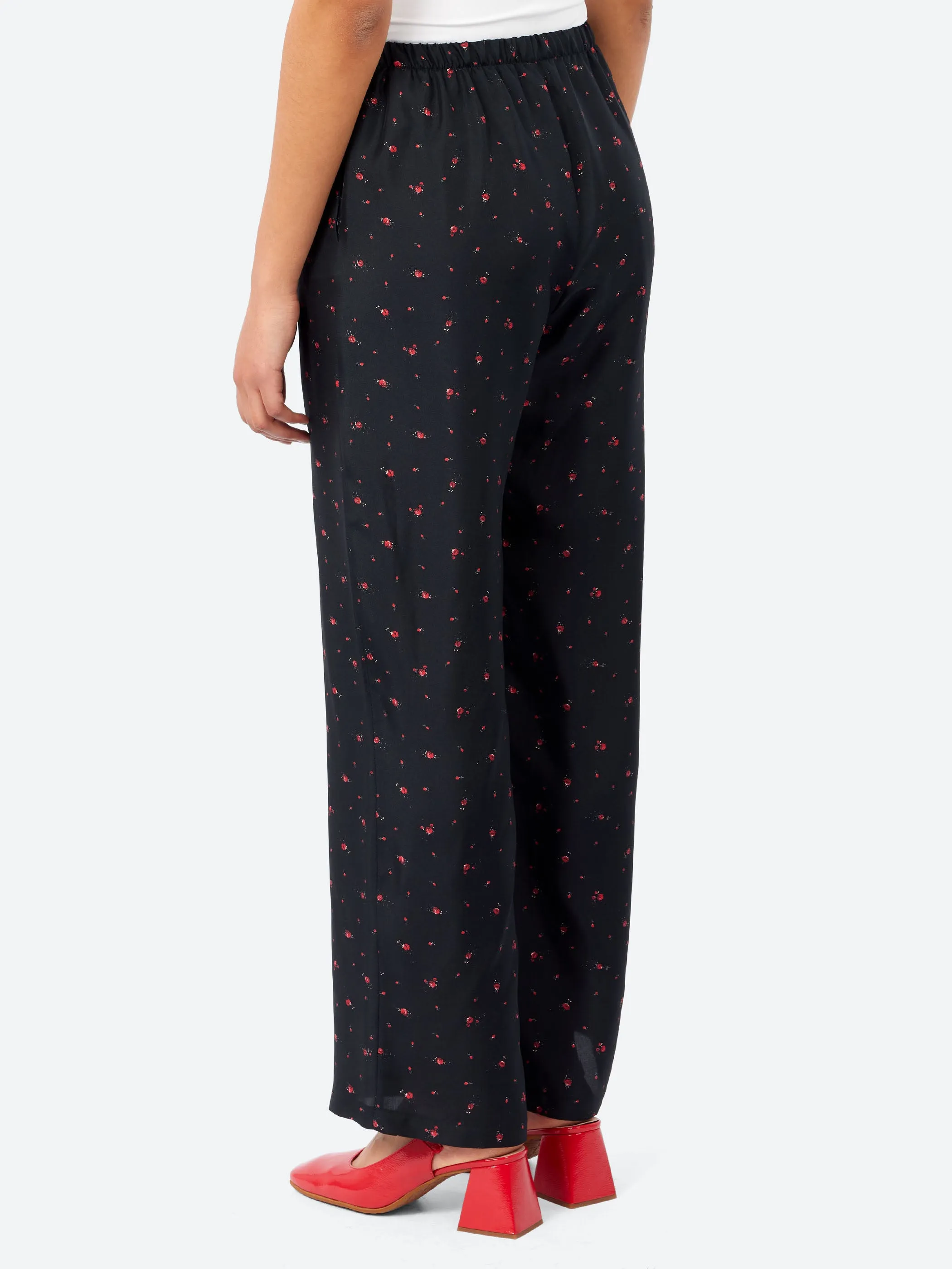 Rose Print Pants sold by gravitypope product image thumbnail 3