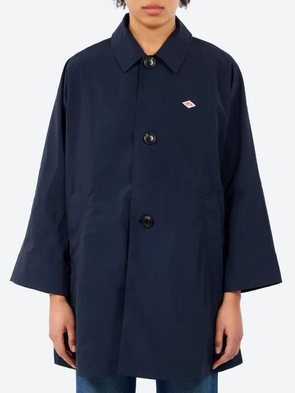 Nylon Tussar Dolman Sleeve Coat made by Danton