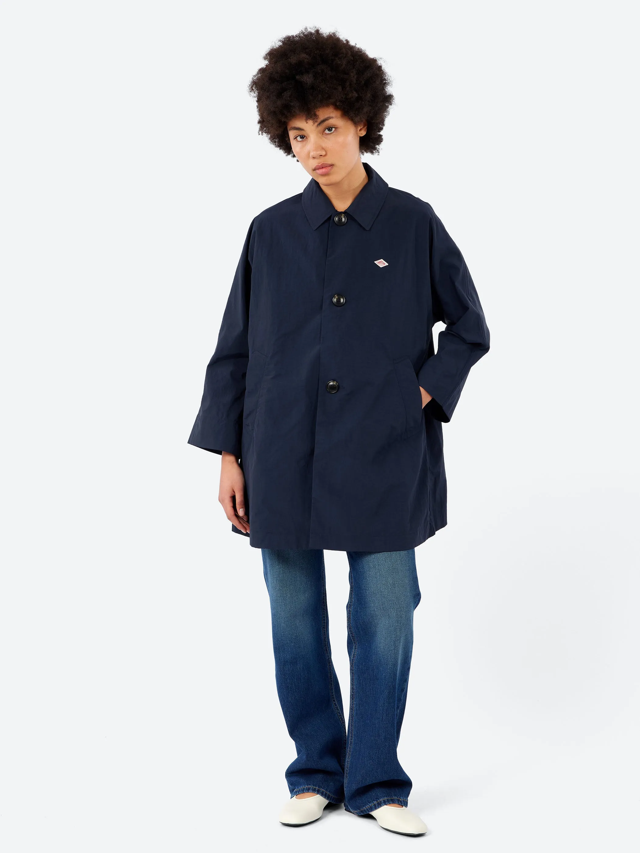 Nylon Tussar Dolman Sleeve Coat sold by gravitypope product image thumbnail 2