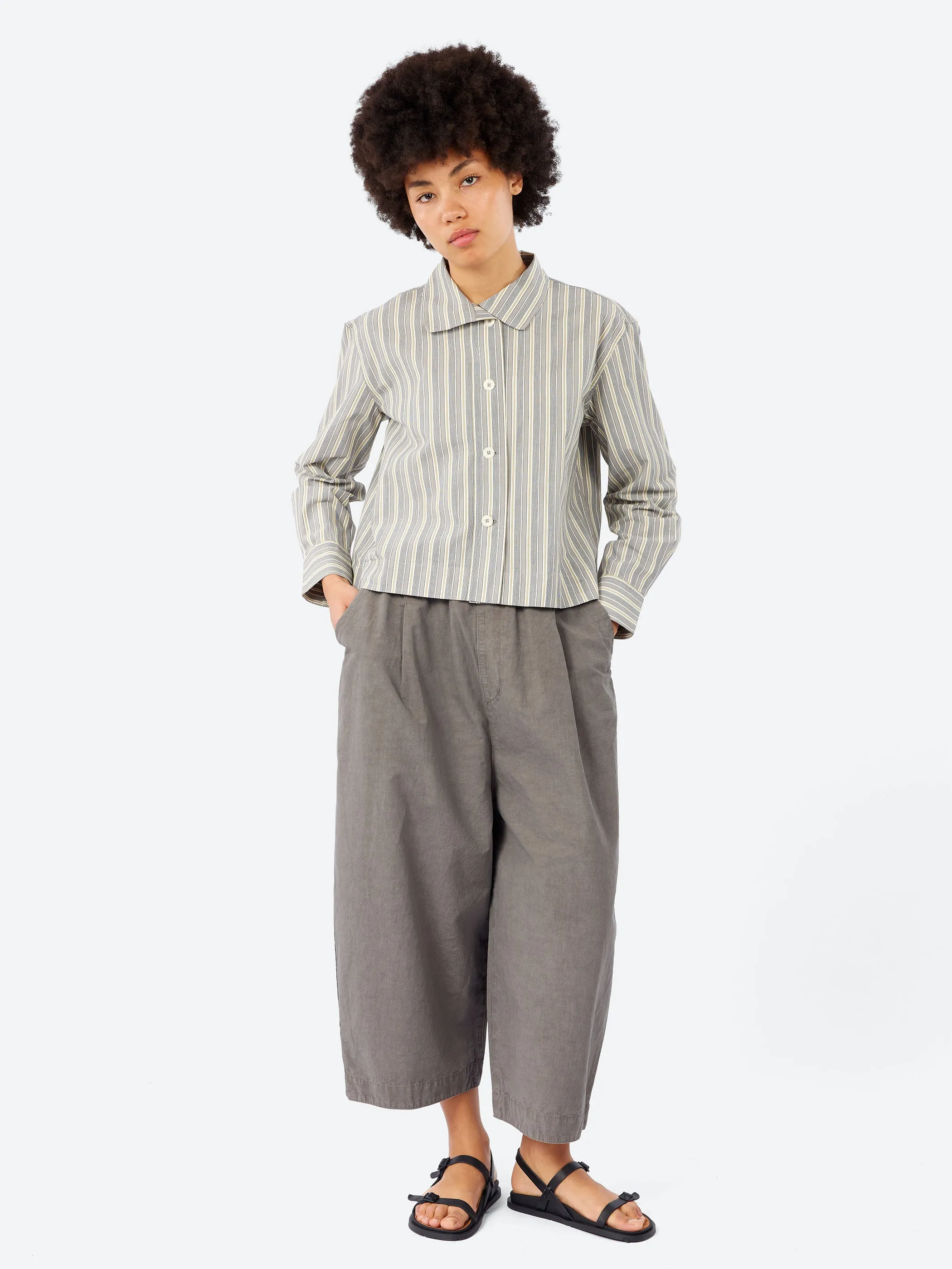 MHL. Asymmetric Round Collar Shirt sold by gravitypope product image thumbnail 2