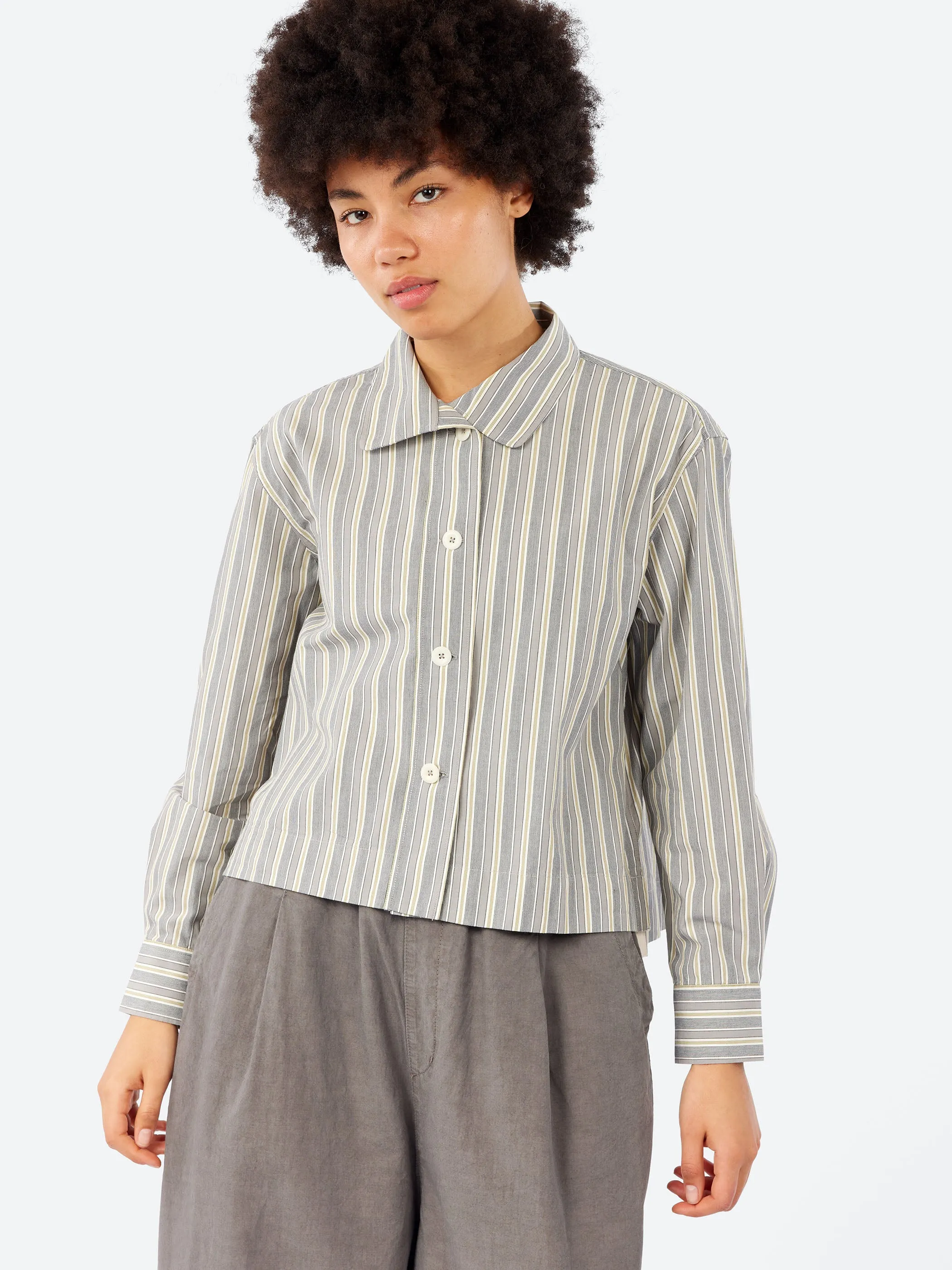 MHL. Asymmetric Round Collar Shirt sold by gravitypope product image thumbnail 4