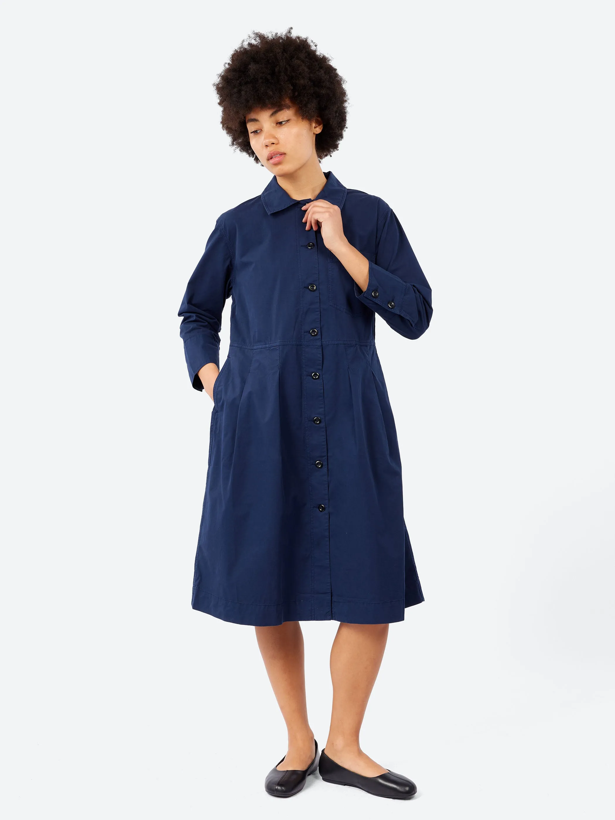 MHL. Pleated Shirt Dress sold by gravitypope product image thumbnail 2