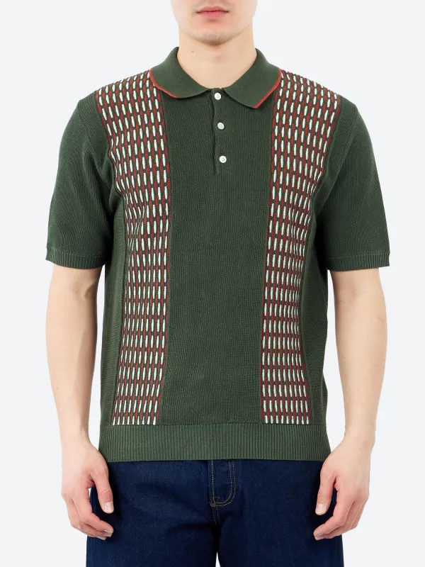 Knit Polo made by BEAMS PLUS