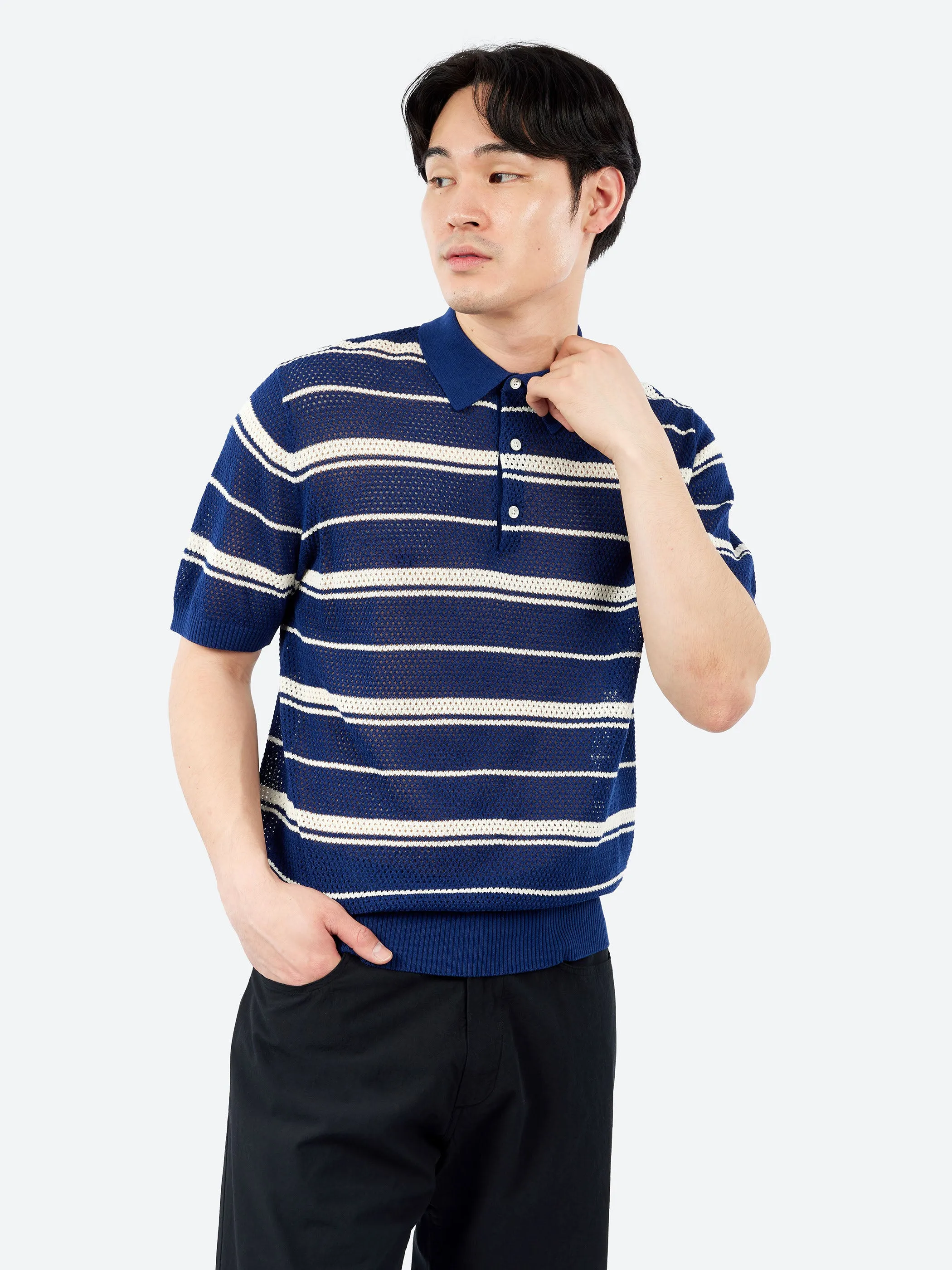 Mesh Polo Stripe sold by gravitypope product image thumbnail 4