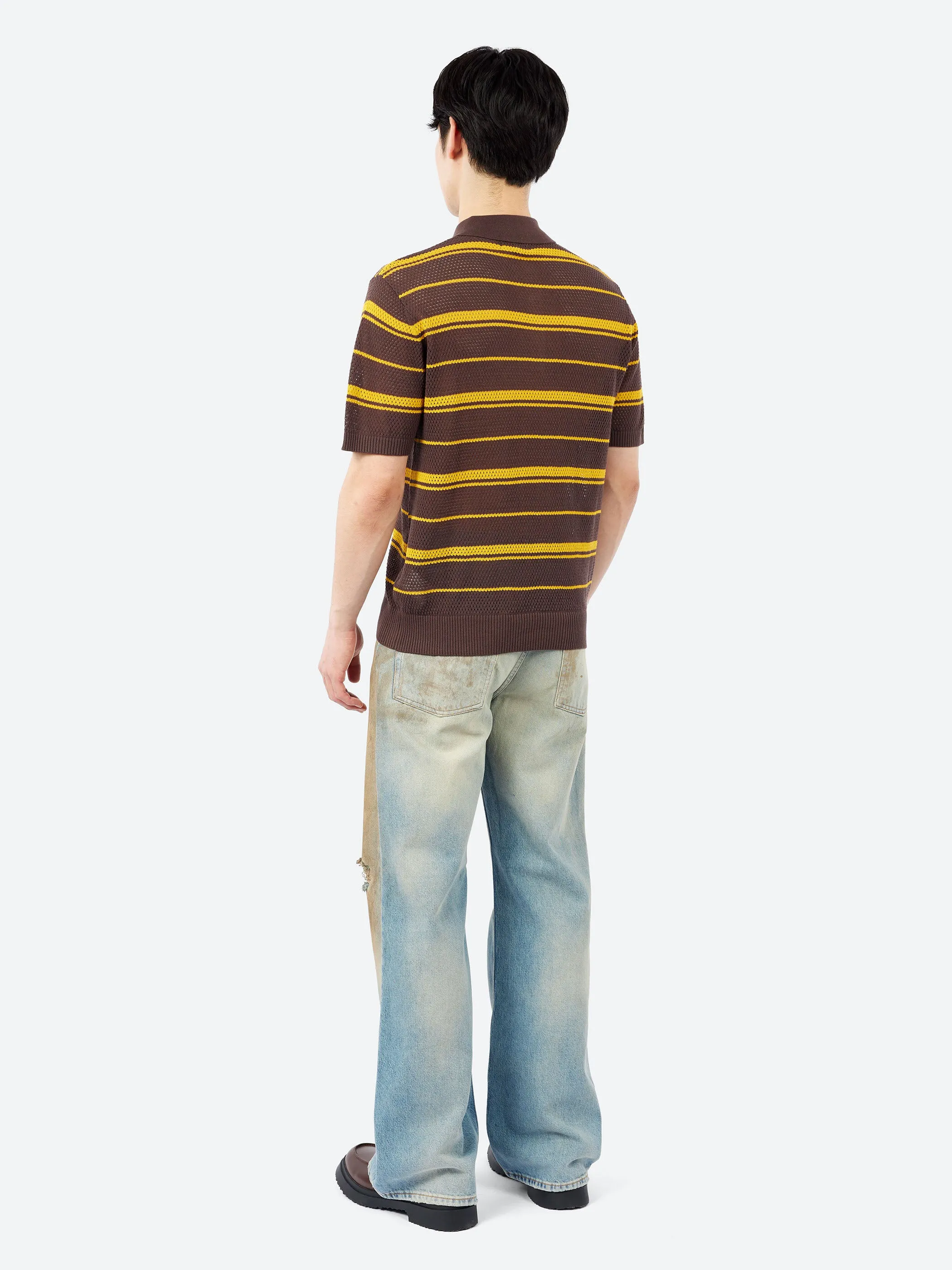 Mesh Polo Stripe sold by gravitypope product image thumbnail 3