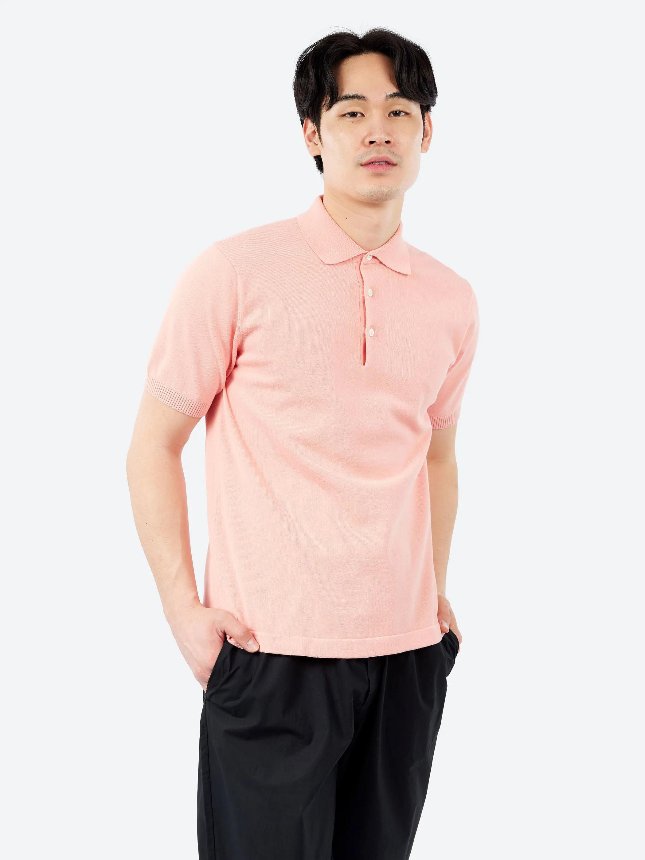 Knit Polo Shirt sold by gravitypope product image thumbnail 4