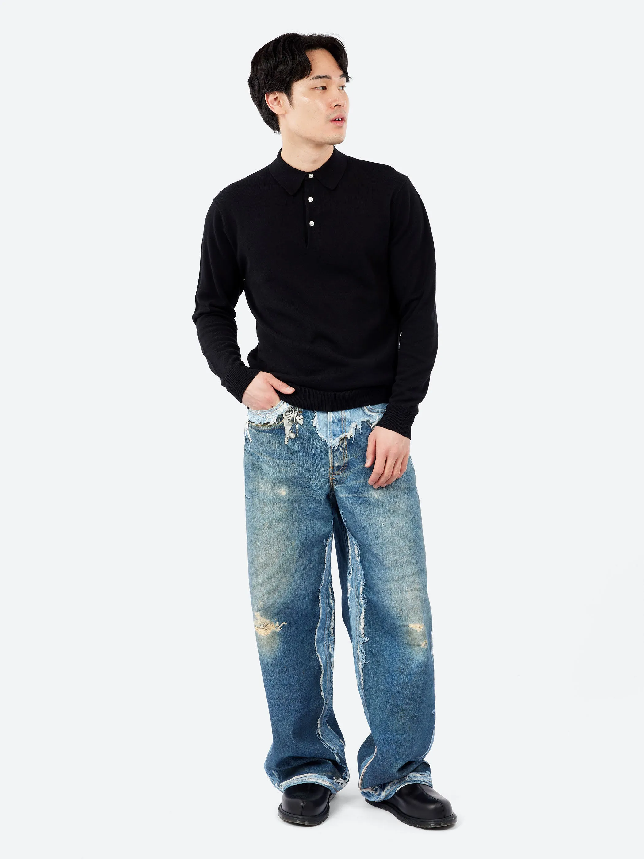 Knit Polo 12G sold by gravitypope product image thumbnail 2