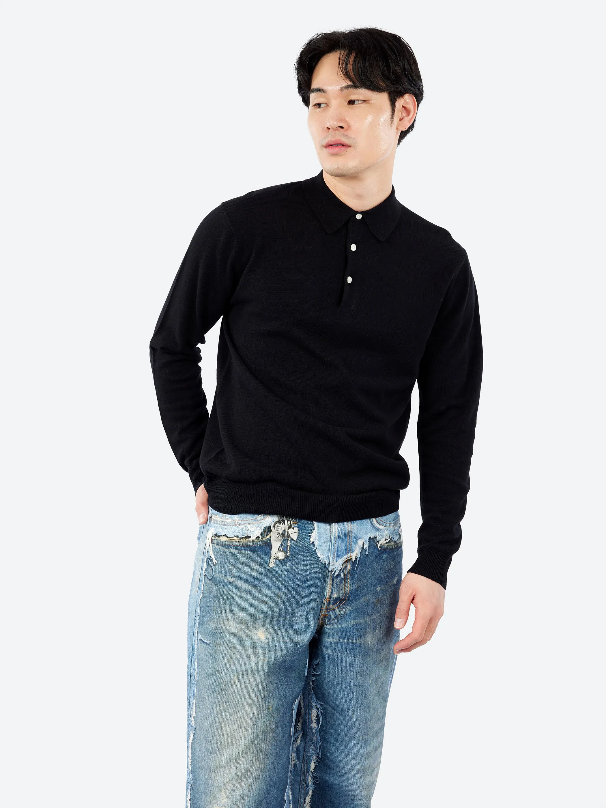 Knit Polo 12G sold by gravitypope product image thumbnail 4