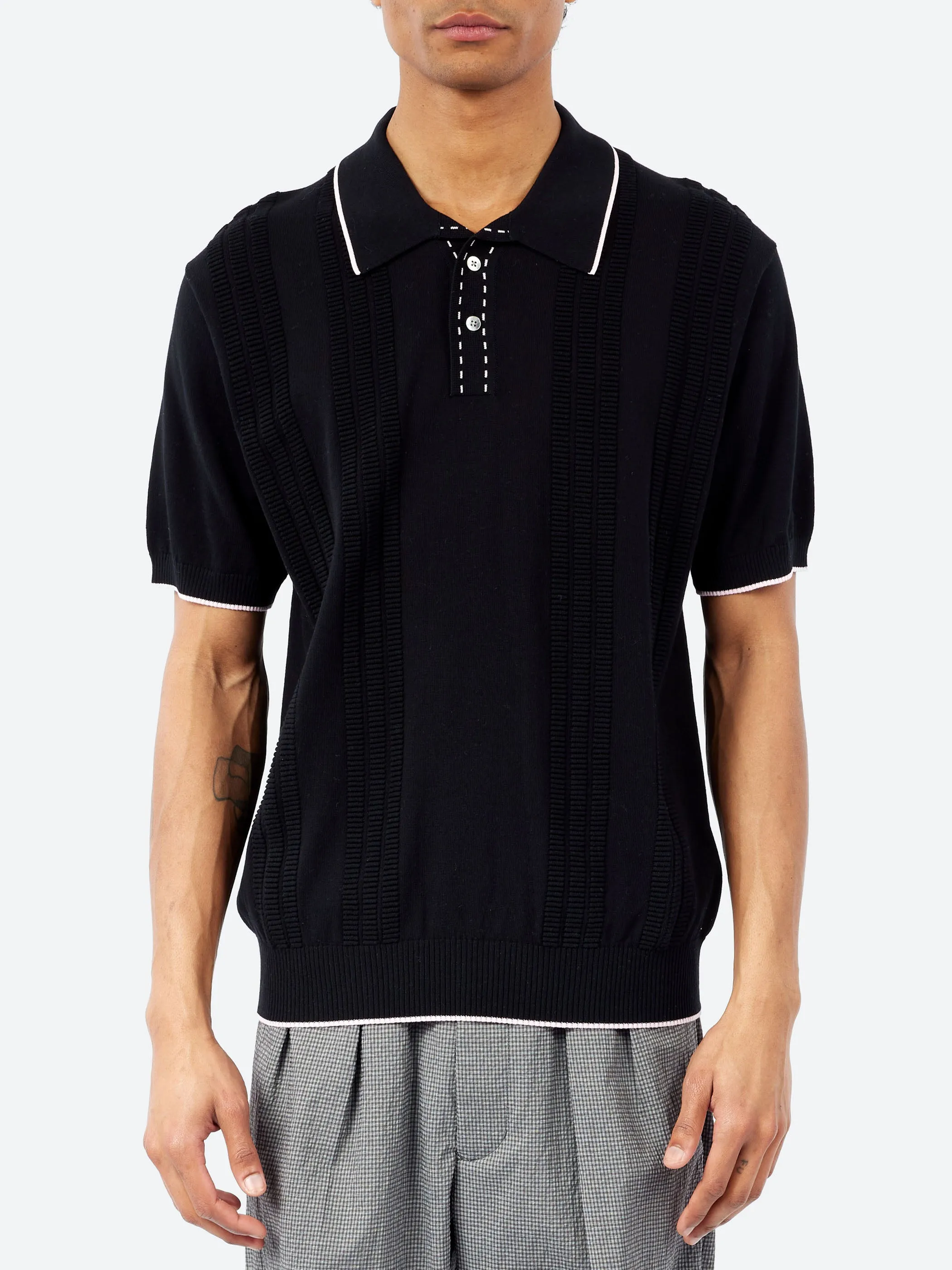 Knit Polo Jacquard sold by gravitypope