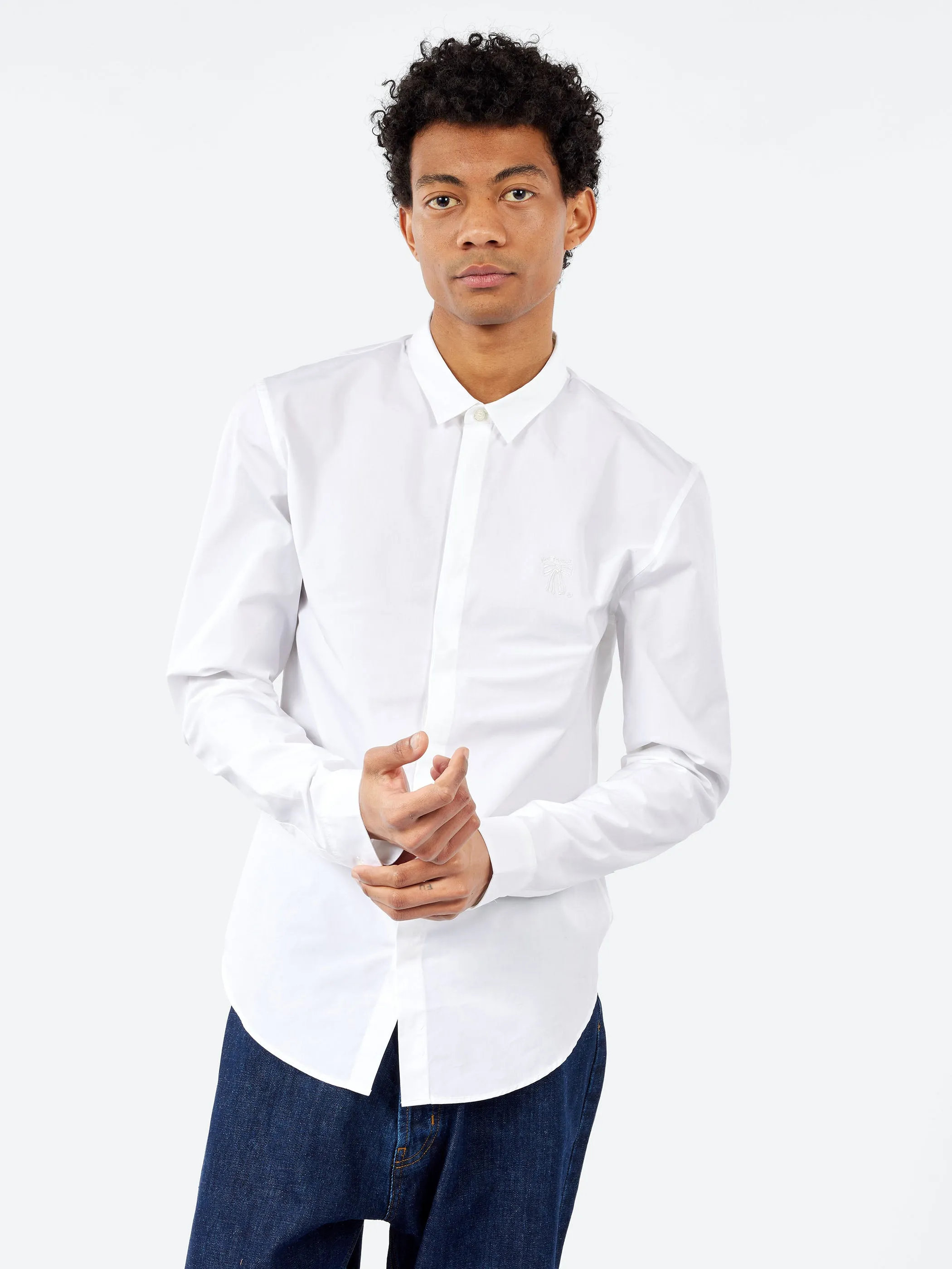 Fitted Button-Up Shirt sold by gravitypope product image thumbnail 4