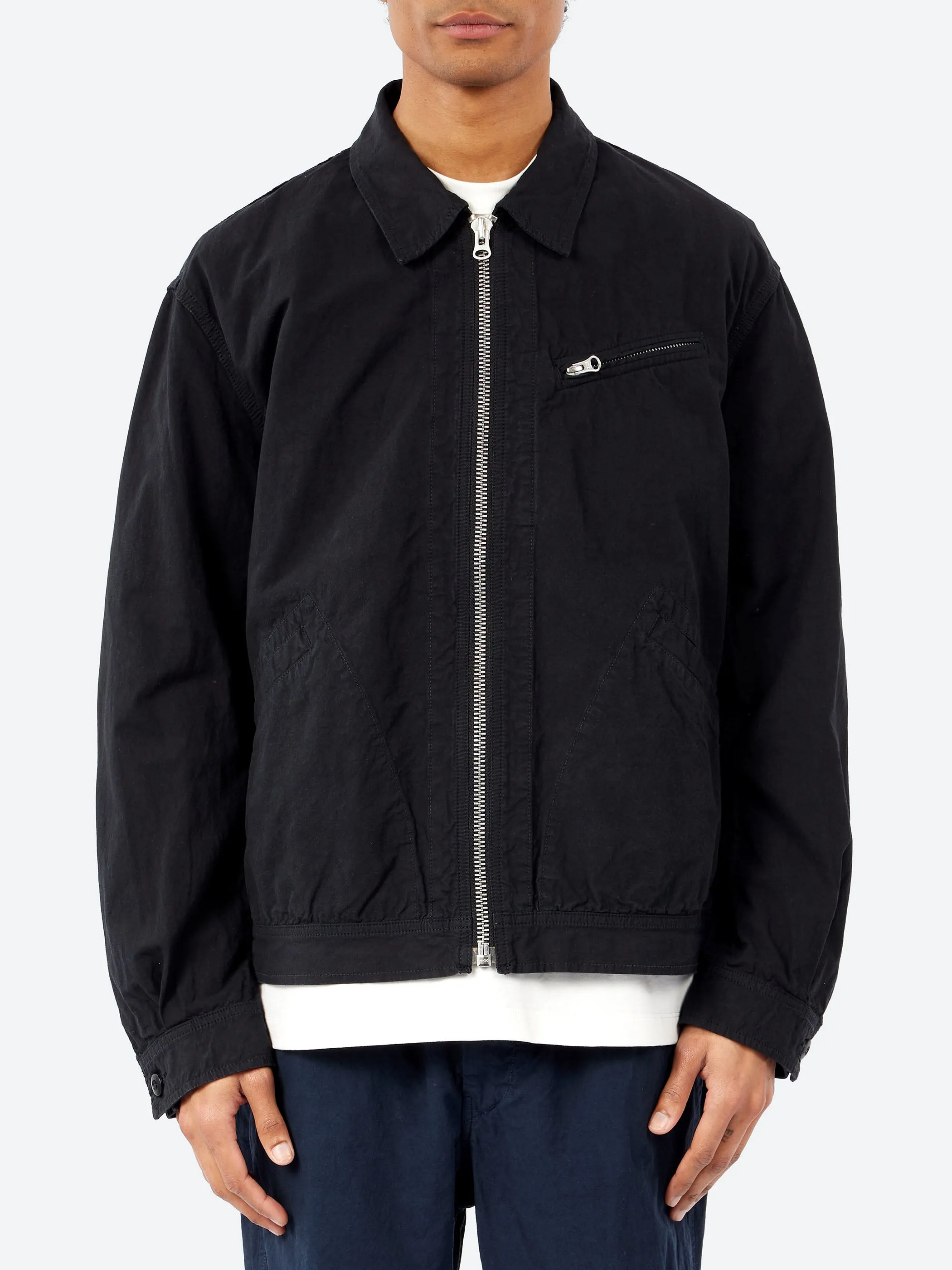Cotton Hemp Weather Short Zip-Up Jacket sold by gravitypope