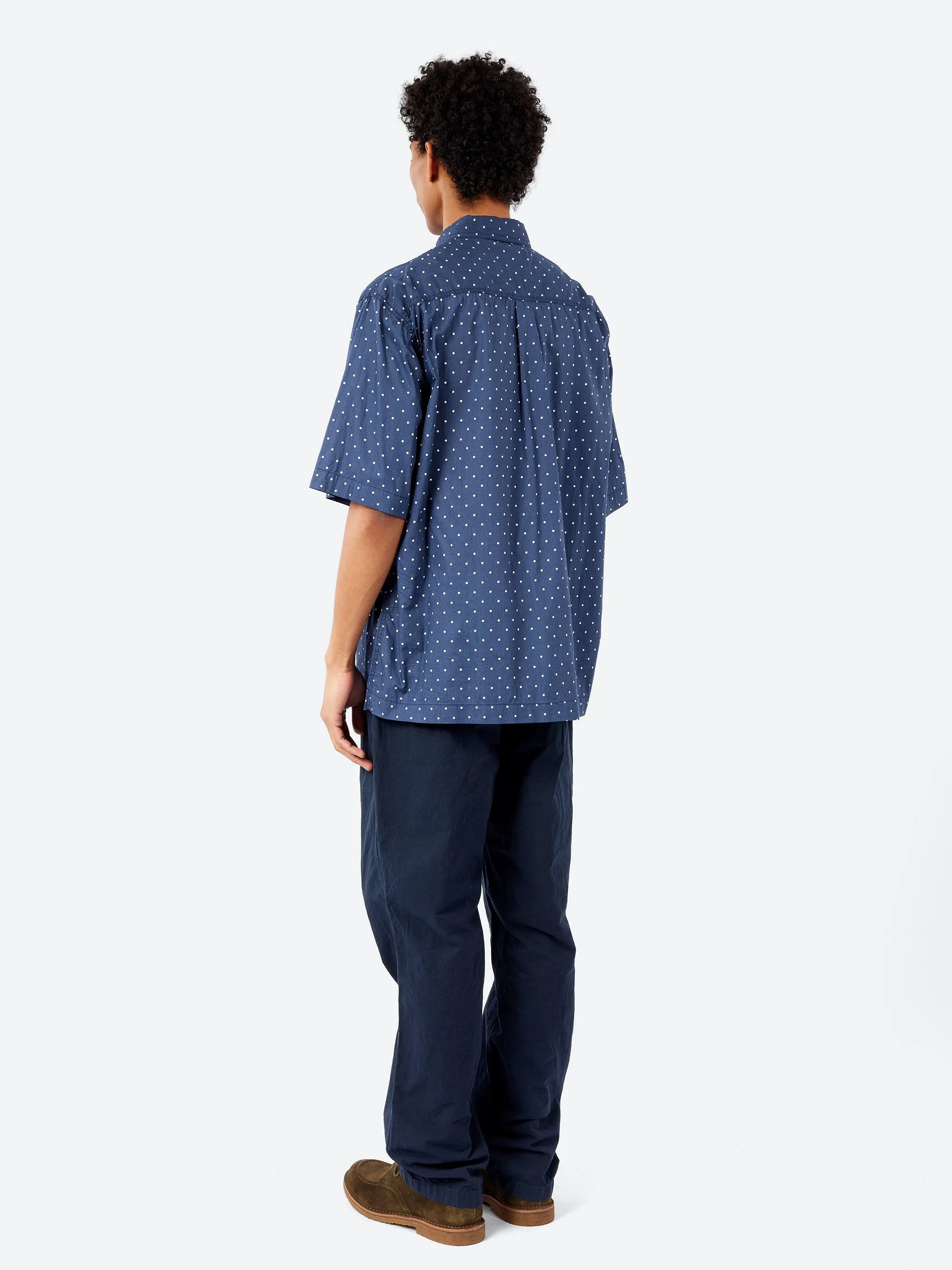 Dot Print Short-Sleeve Regular Collar Shirt sold by gravitypope product image thumbnail 3