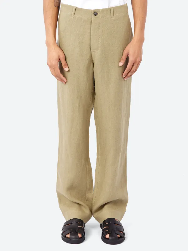 Windsor Linen Trousers made by Peregrine