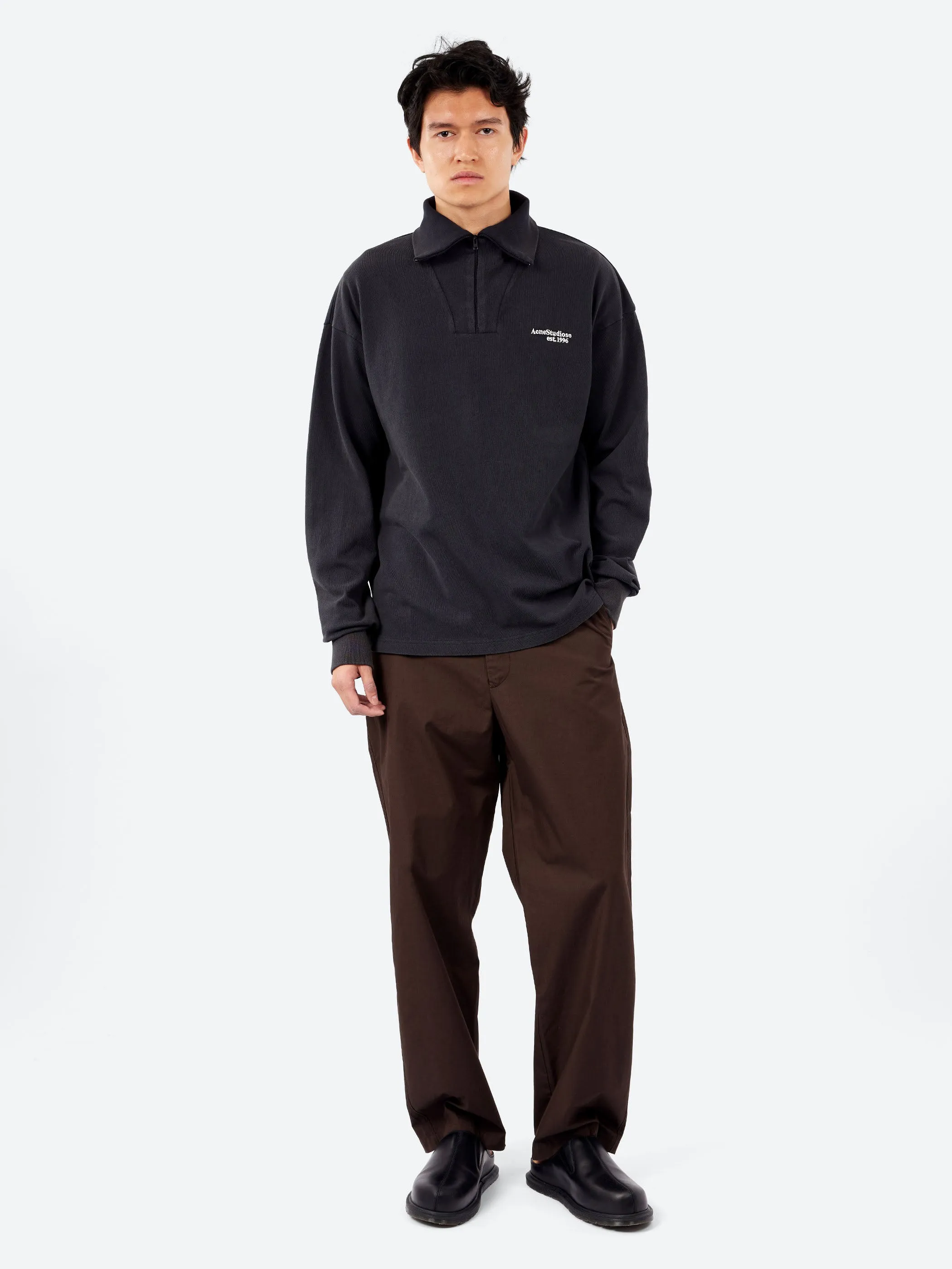 Half-Zip Logo Sweatshirt sold by gravitypope product image thumbnail 2