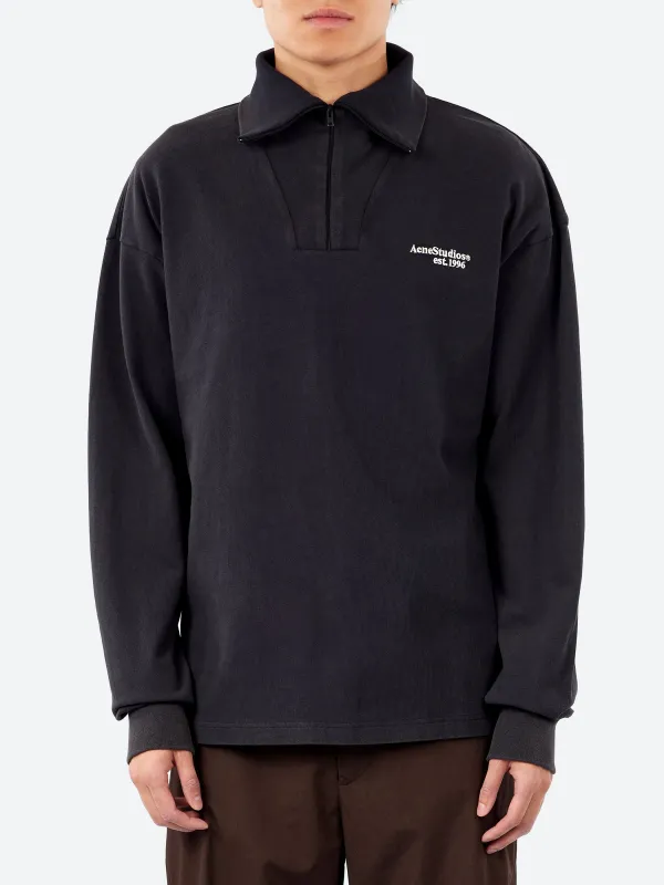 Half-Zip Logo Sweatshirt made by Acne Studios
