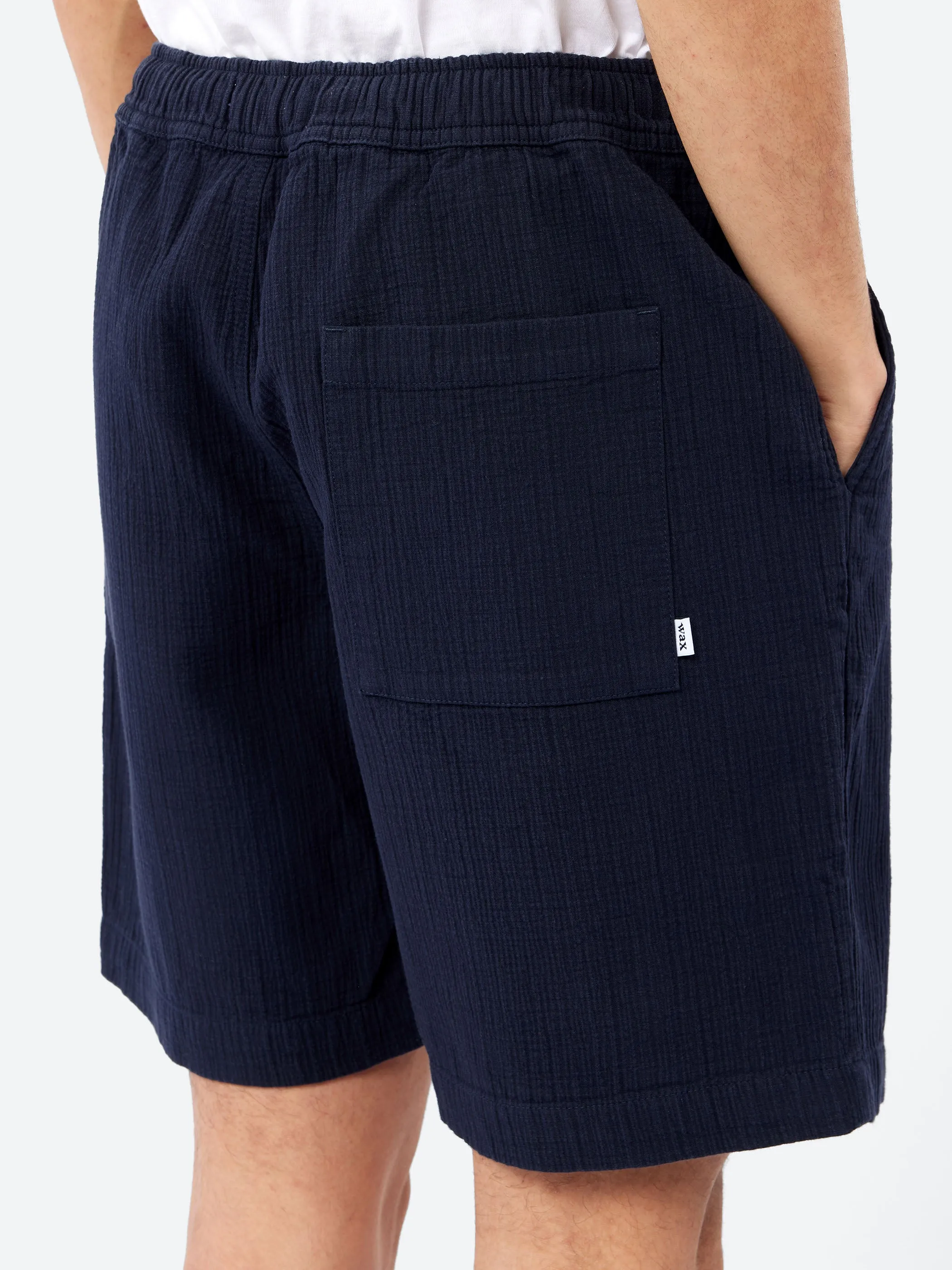 Kurt Crinkle Cotton Linen Shorts sold by gravitypope product image thumbnail 4
