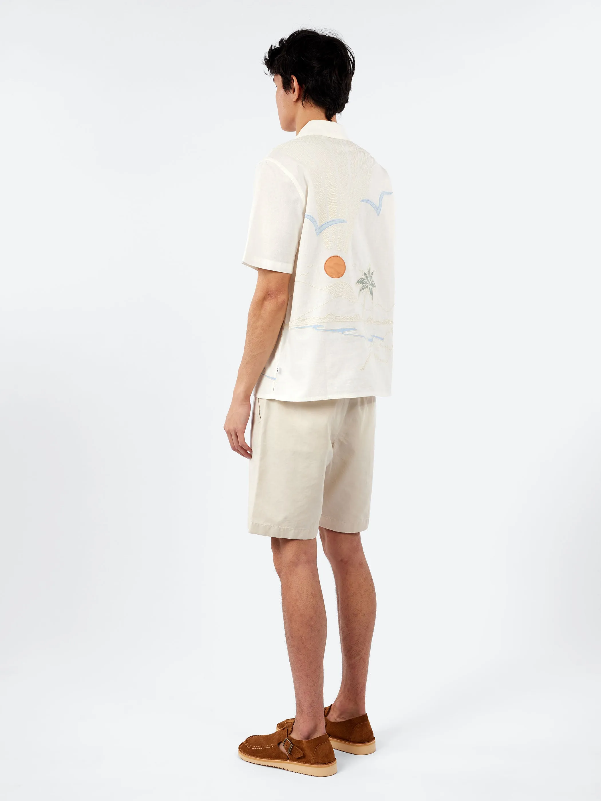 Didcot Summer Applique Short Sleeve Shirt sold by gravitypope product image thumbnail 3