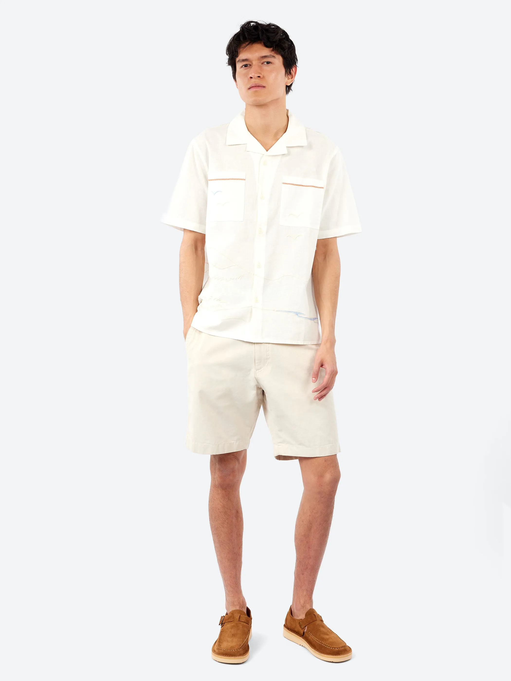 Didcot Summer Applique Short Sleeve Shirt sold by gravitypope product image thumbnail 2