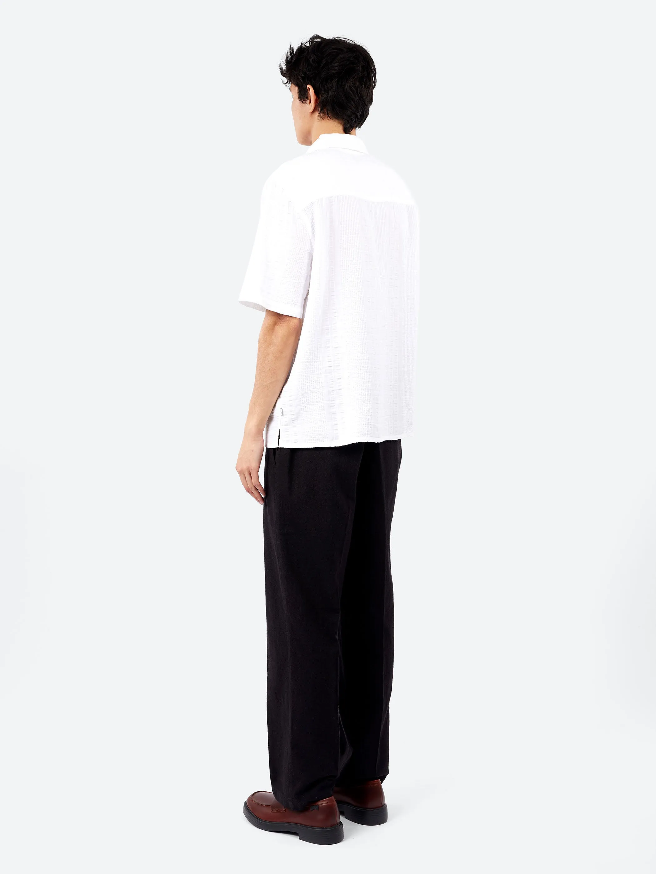 Didcot Double Weave Seersucker Short Sleeve Shirt sold by gravitypope product image thumbnail 3