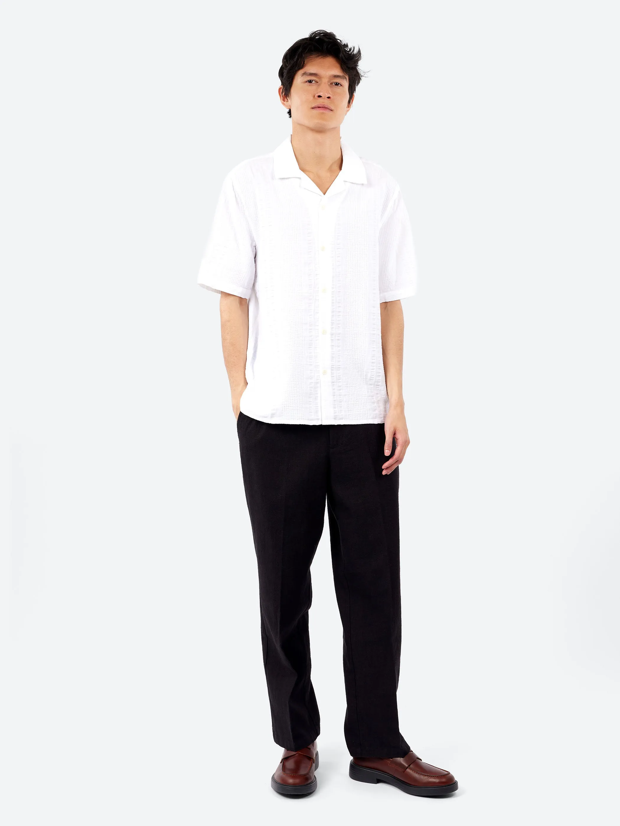 Didcot Double Weave Seersucker Short Sleeve Shirt sold by gravitypope product image thumbnail 2